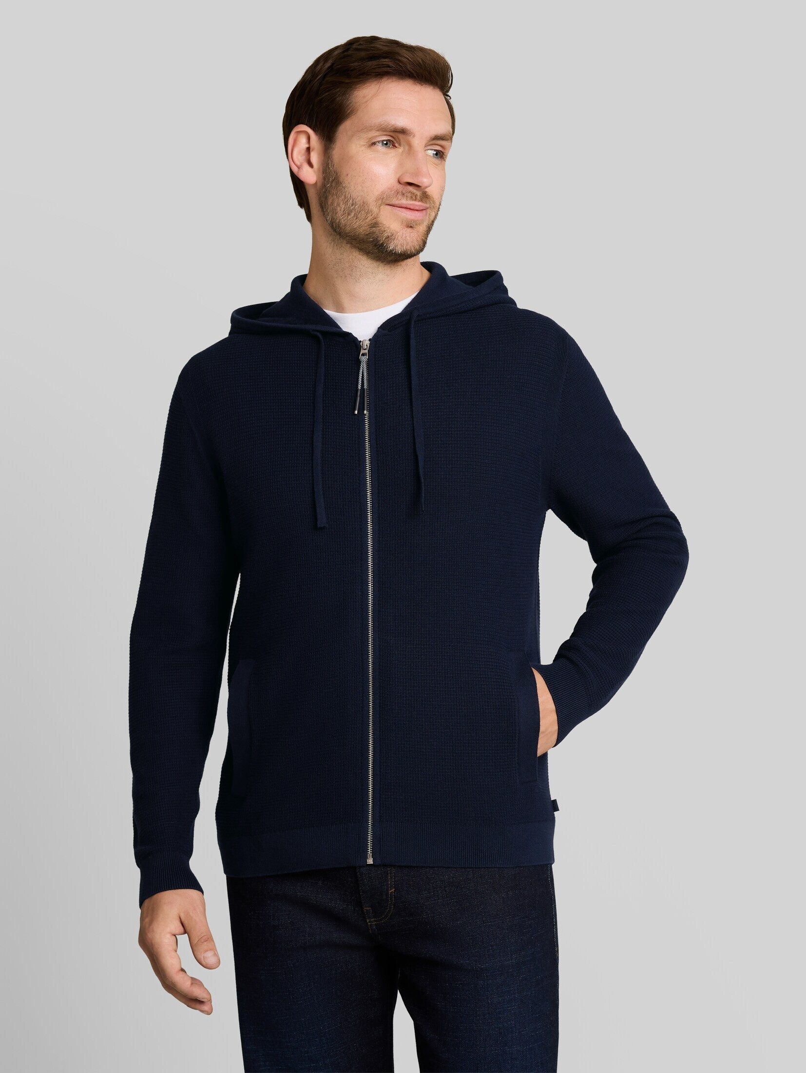 TOM TAILOR Cardigan Pullover & Strickjacken Strickjacke mit Kapuze