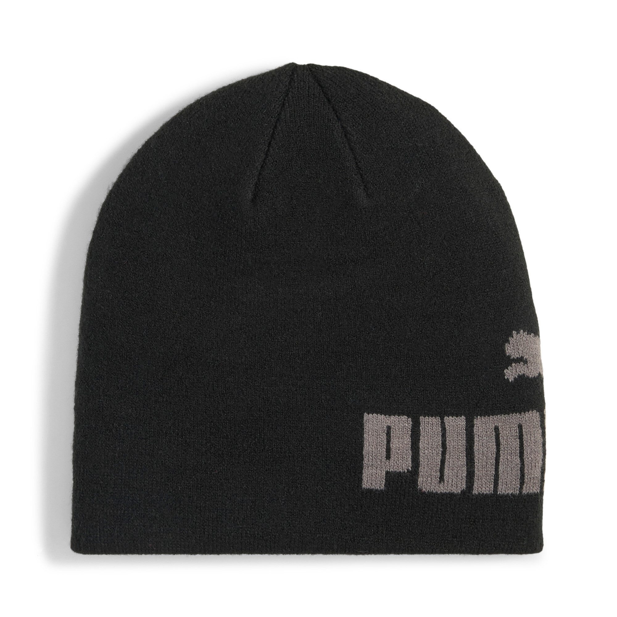 PUMA Strickmütze ESS MID CROWN CUFFLESS BEANIE JR für Kinder und Jugendliche, mit sportlichem Stil, unifarbenes Design