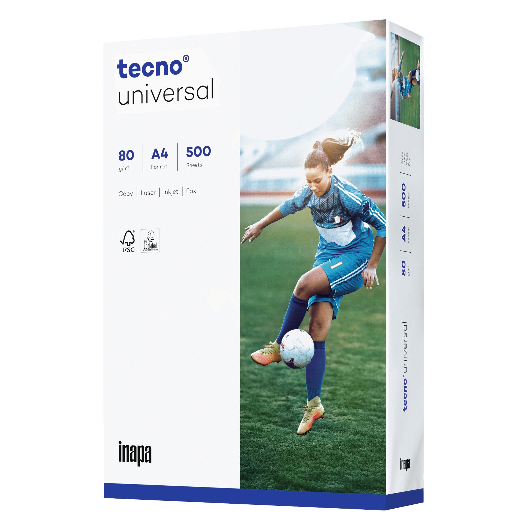 INAPA Kopierpapier Kopierpapier Universal 2100077587 A4 80g 500