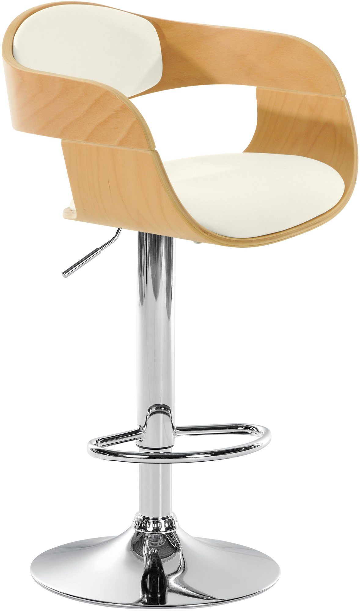 CLP Barhocker Kingston, Kunstleder-Bezug, Hocker-Sitz aus günstig online kaufen