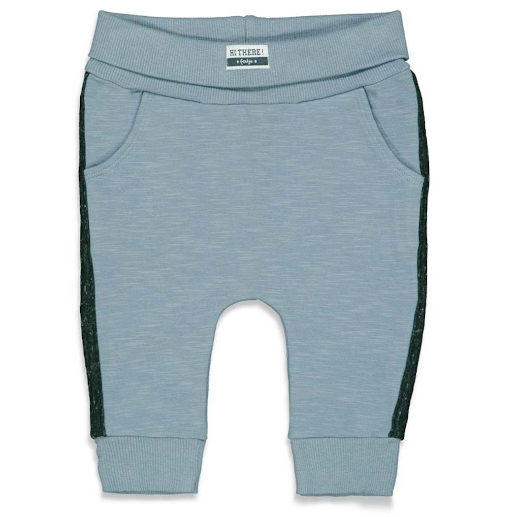 Feetje Jogginghose Feetje Baby Jungen Hose Jogginghose Sweathose blau meliert (1-tlg)