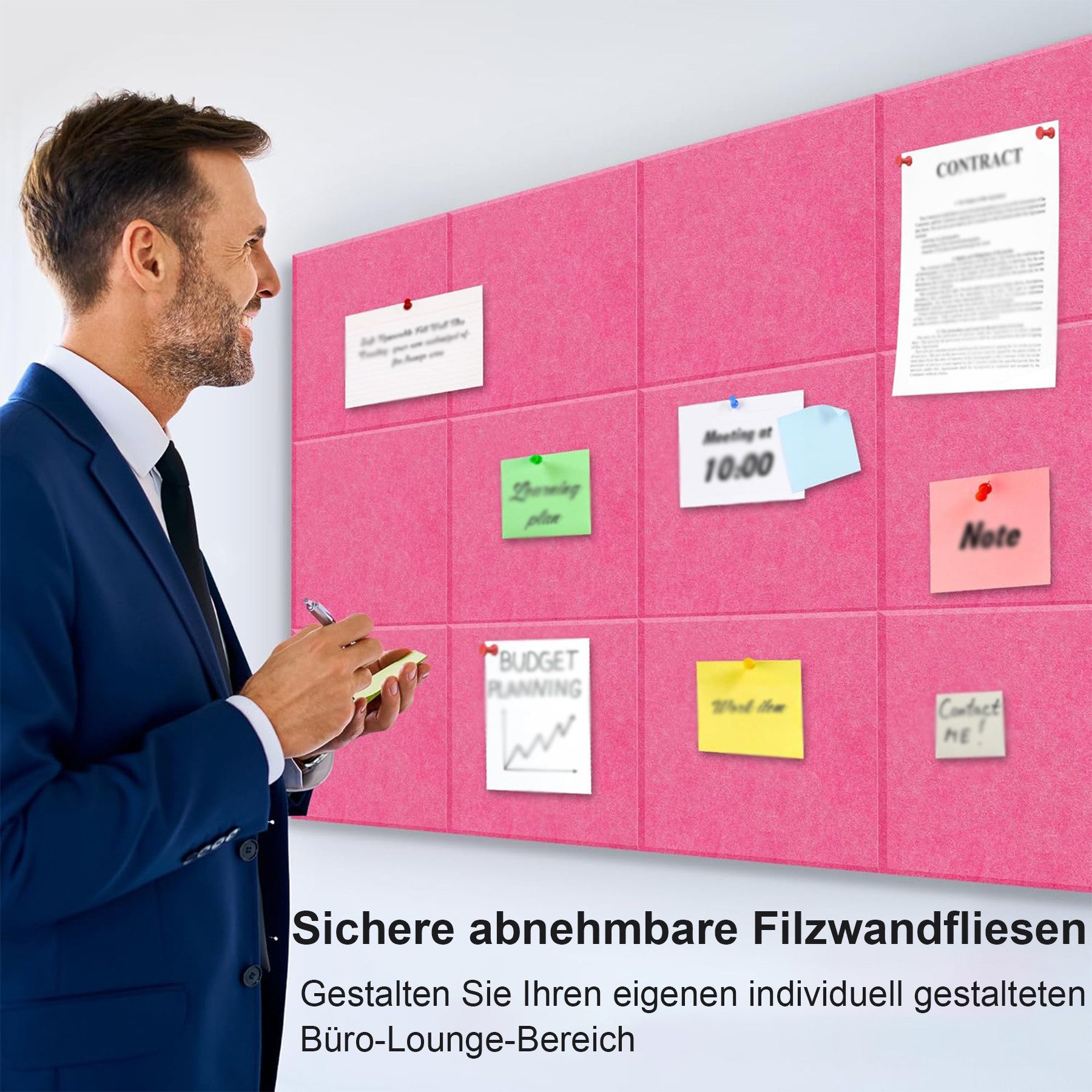 Mutig Akustikplatte Quadratische Akustikplatten Selbstklebend, (Schallabsor günstig online kaufen