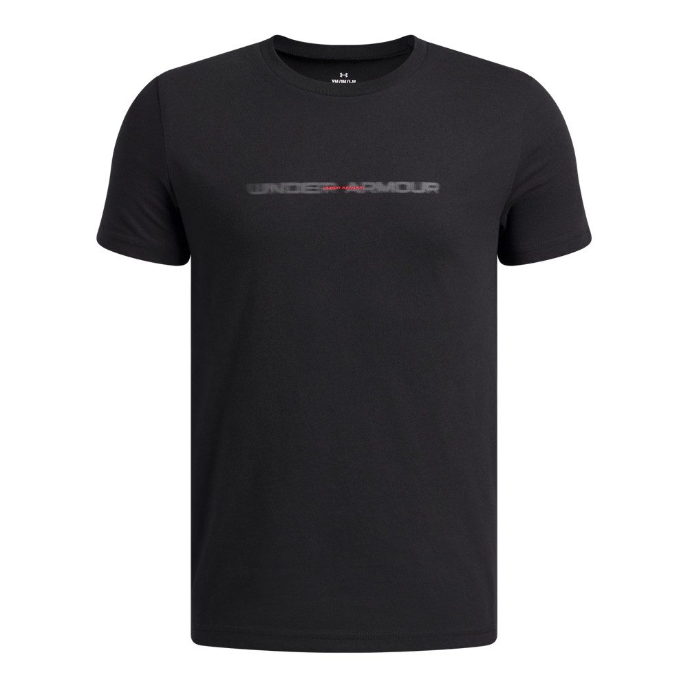 Under Armour® Funktionsshirt UA B WM BLUR SS mit geripptem Kragen, aus Baumwolle und Polyester – Bild 2 von 3