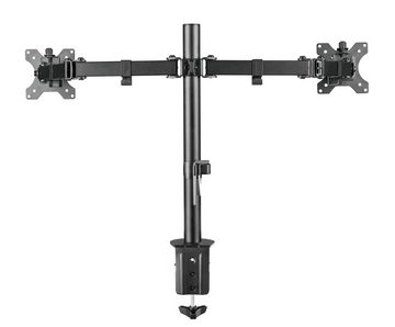 HALTERUNGSPROFI Dual Tischhalterung Office-414 Monitor-Halterung, (bis 32,00 Zoll, neigbar, schwenkbar, drehbar)