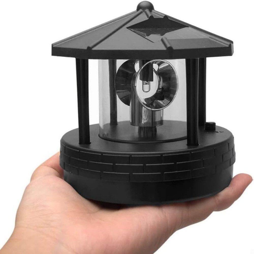 BlingBin LED Solarleuchte Solar Rotierender Leuchtturm günstig online kaufen