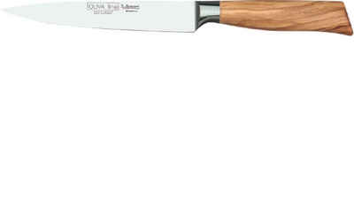 Burgvogel Fischfiliermesser Filiermesser, Klinge 15 cm, Griff aus Olivenholz