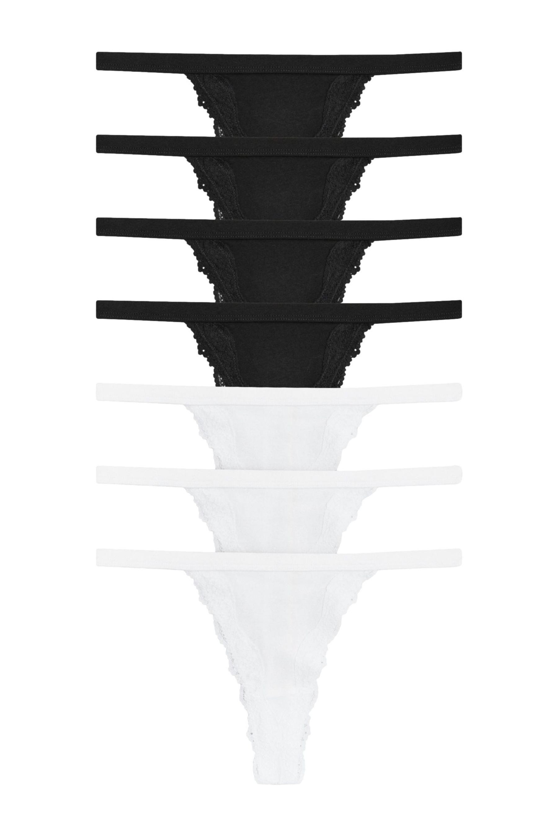 Tanga The Set Tanga-Slips mit Spitze, 7er-Pack