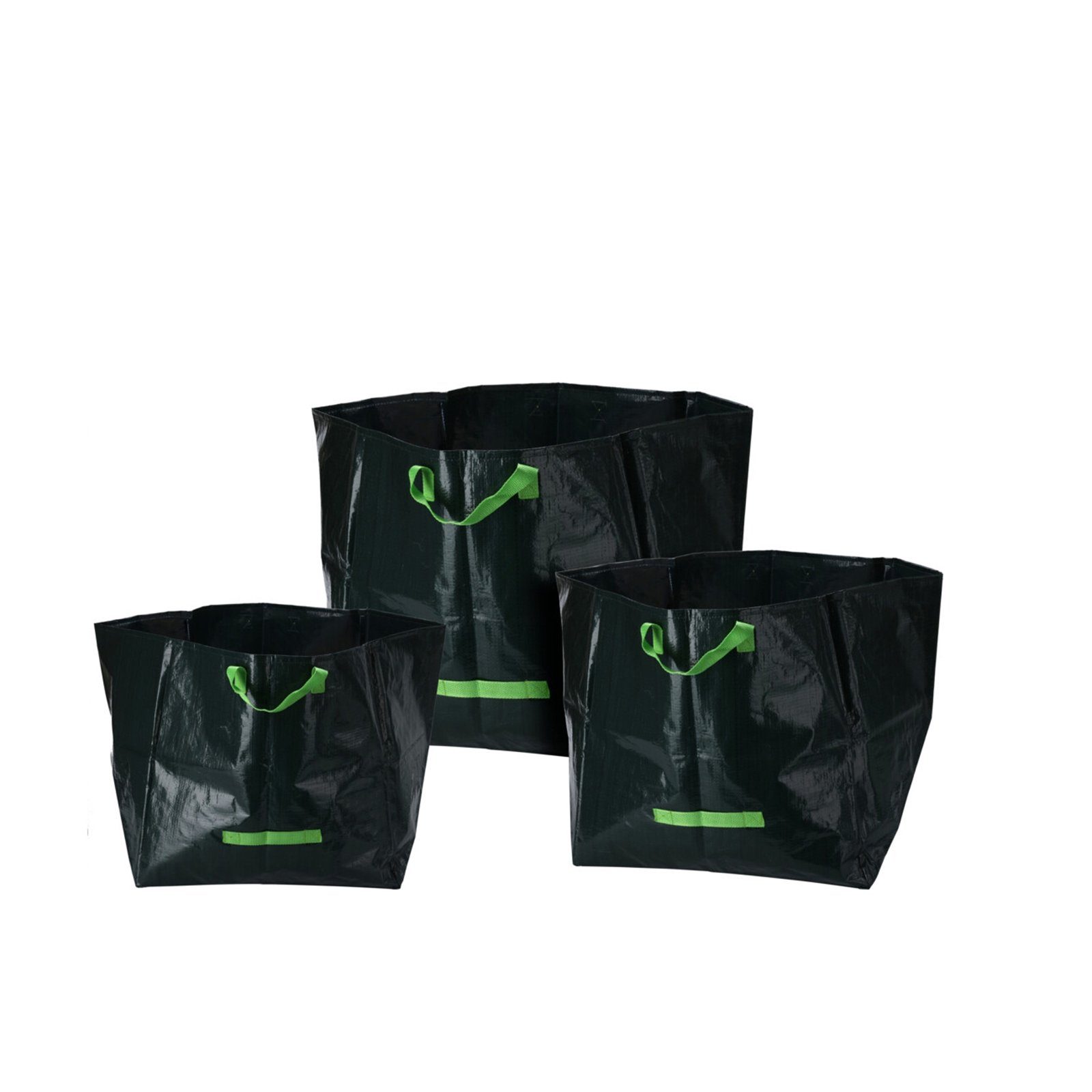 HTILiving Gartensack Gartenabfallsack 3 er Set, für Gartenabfälle