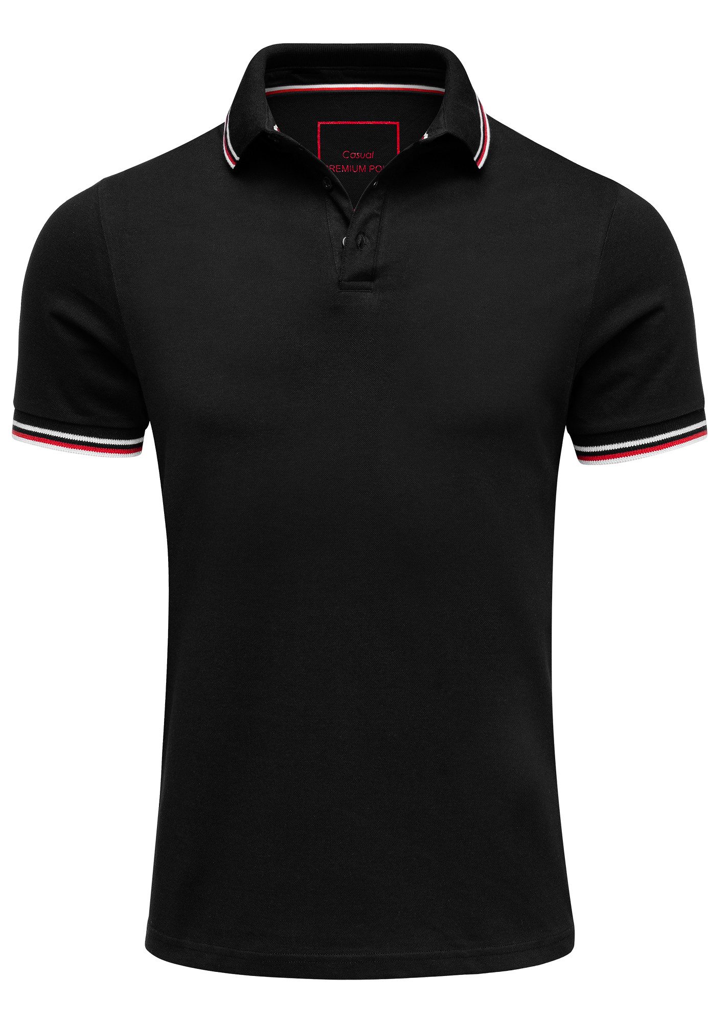 Amaci&Sons Poloshirt Berry Hill Poloshirt Herren Kurzarm Polo Hemd Regular günstig online kaufen