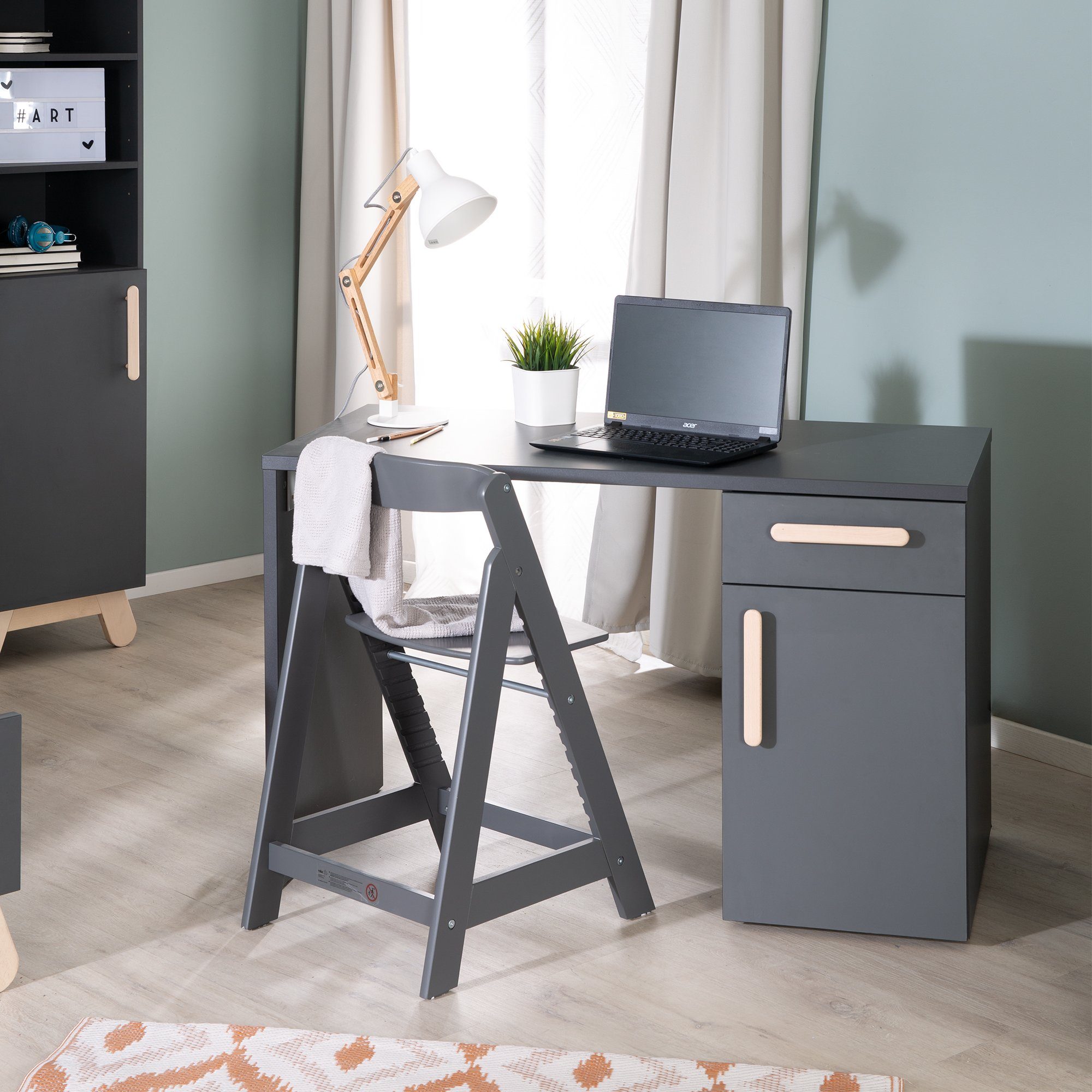 roba® Kinderschreibtisch Jara /Clara, spiegelverkehrt aufbaubar günstig online kaufen