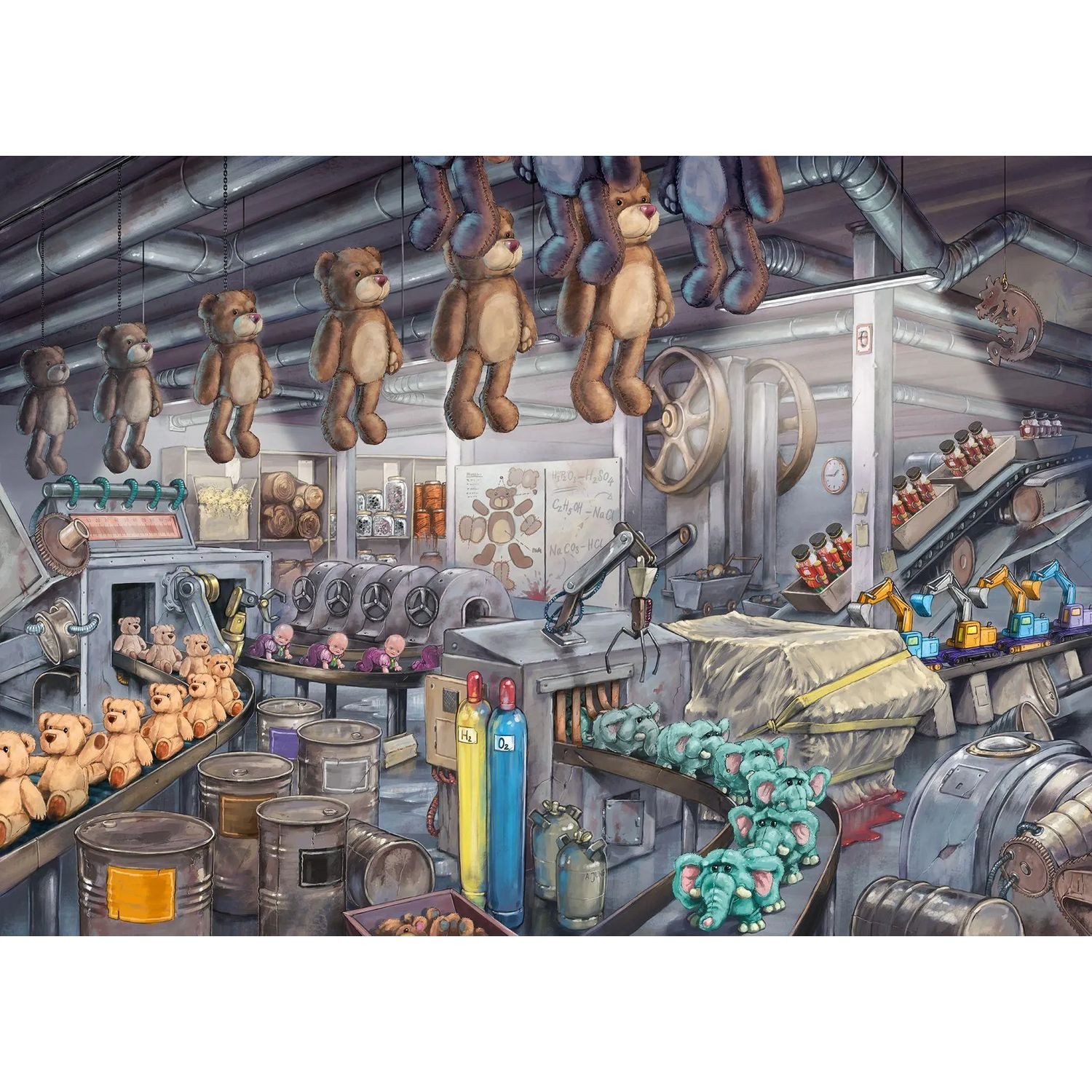 Ravensburger Puzzle Ravensburger Exit Puzzle 16484 In der Spielzeugfabrik 368 Teile, 368 Puzzleteile