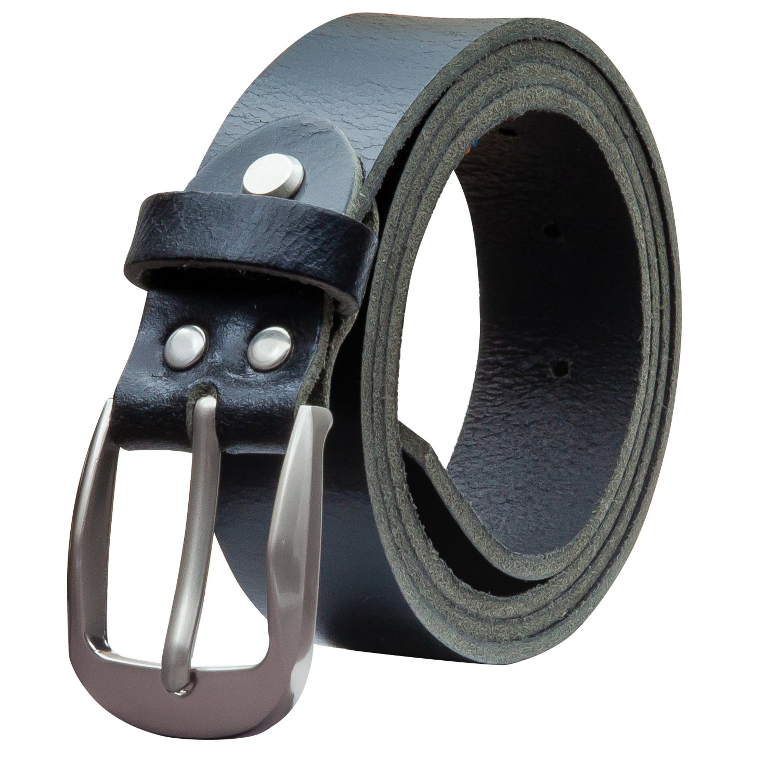 Ledergürtel OM32-VL-Schwarz