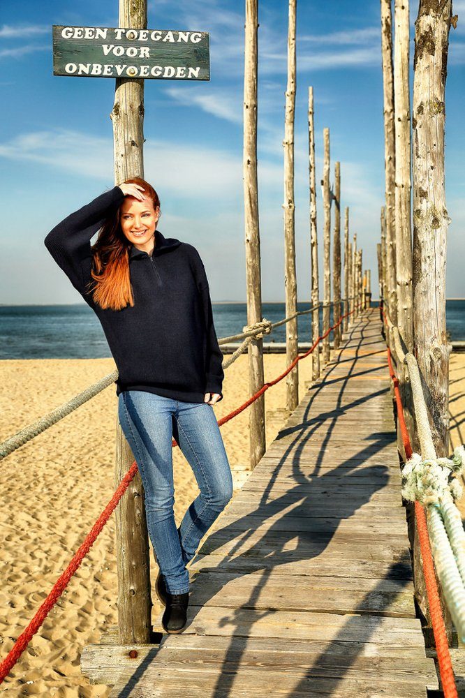 tomBrook Troyer Korvettenkapitän Damen Seemannspullover Pullover Korvettenkapitän aus 100% Schurwolle