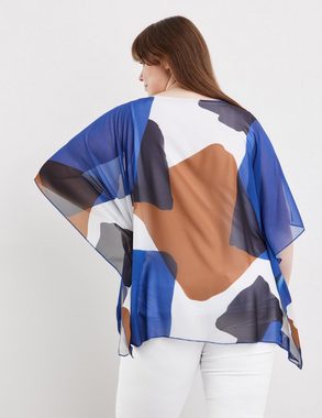 Samoon Kurzarmshirt Oversized-Blusenshirt im Lagen-Look