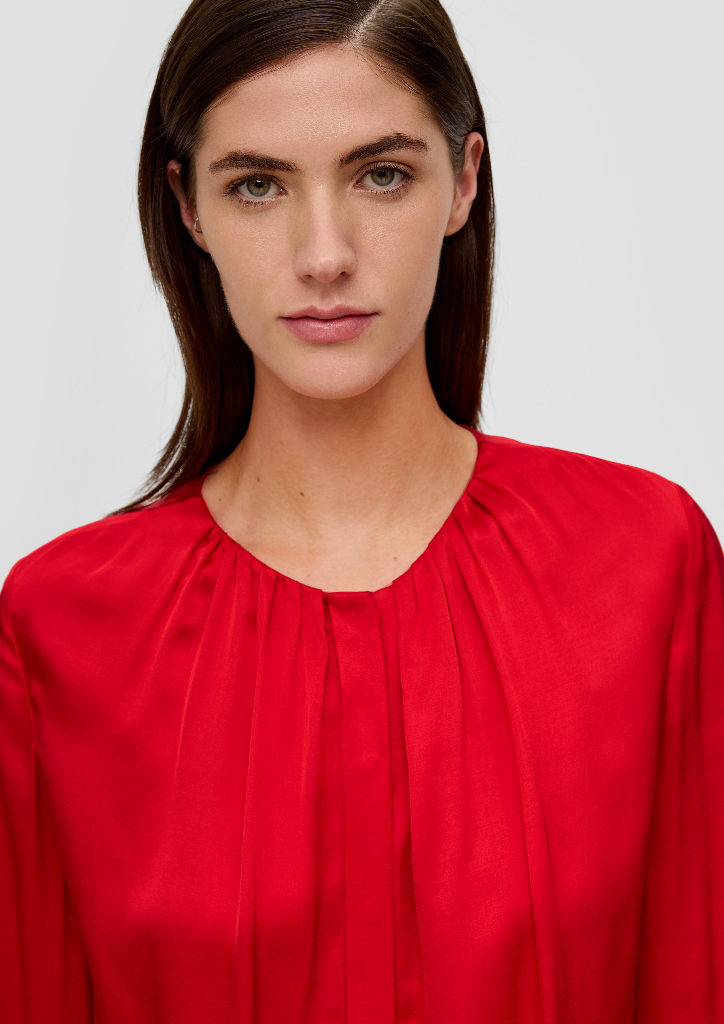 s.Oliver BLACK LABEL Langarmbluse Bluse aus günstig online kaufen