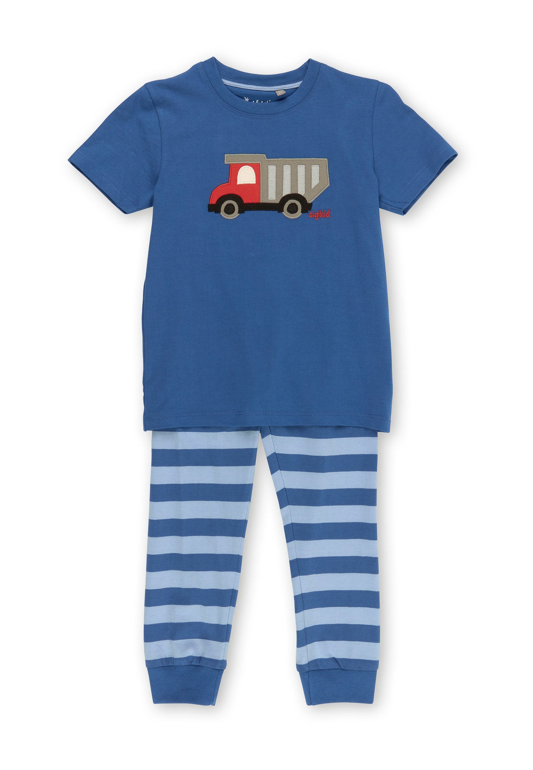 Sigikid Pyjama Kinder Nachtwäsche Pyjama (2 tlg) blau