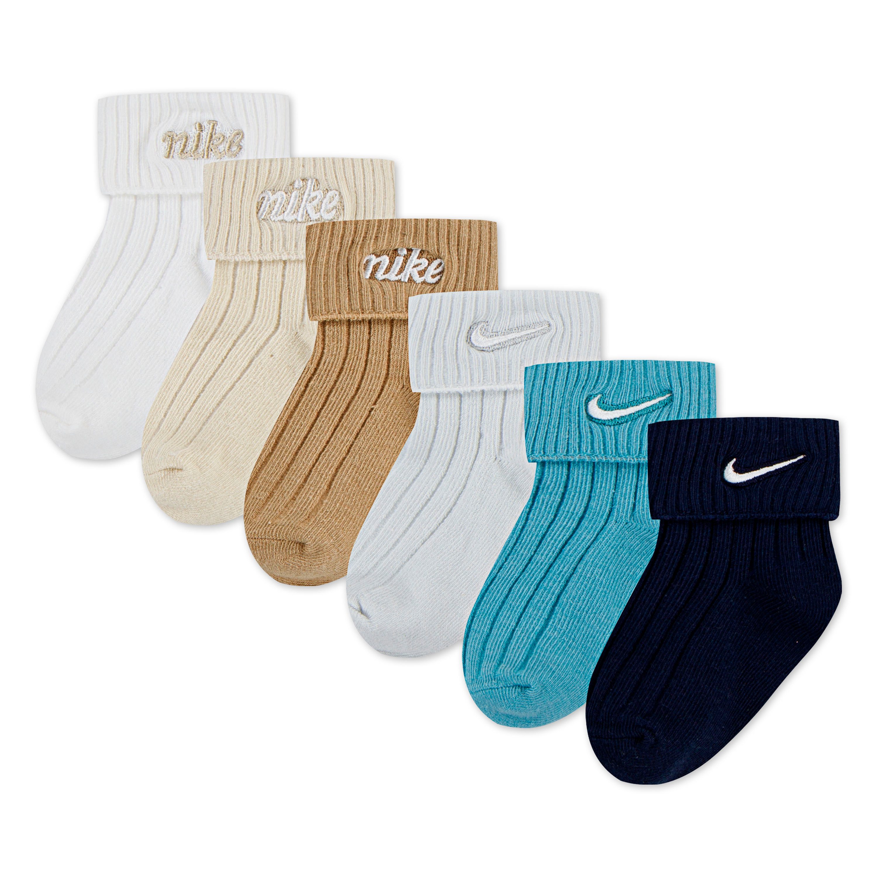 Socken NHN 6PK RIB TURNCUFF INF SOCK für Kinder