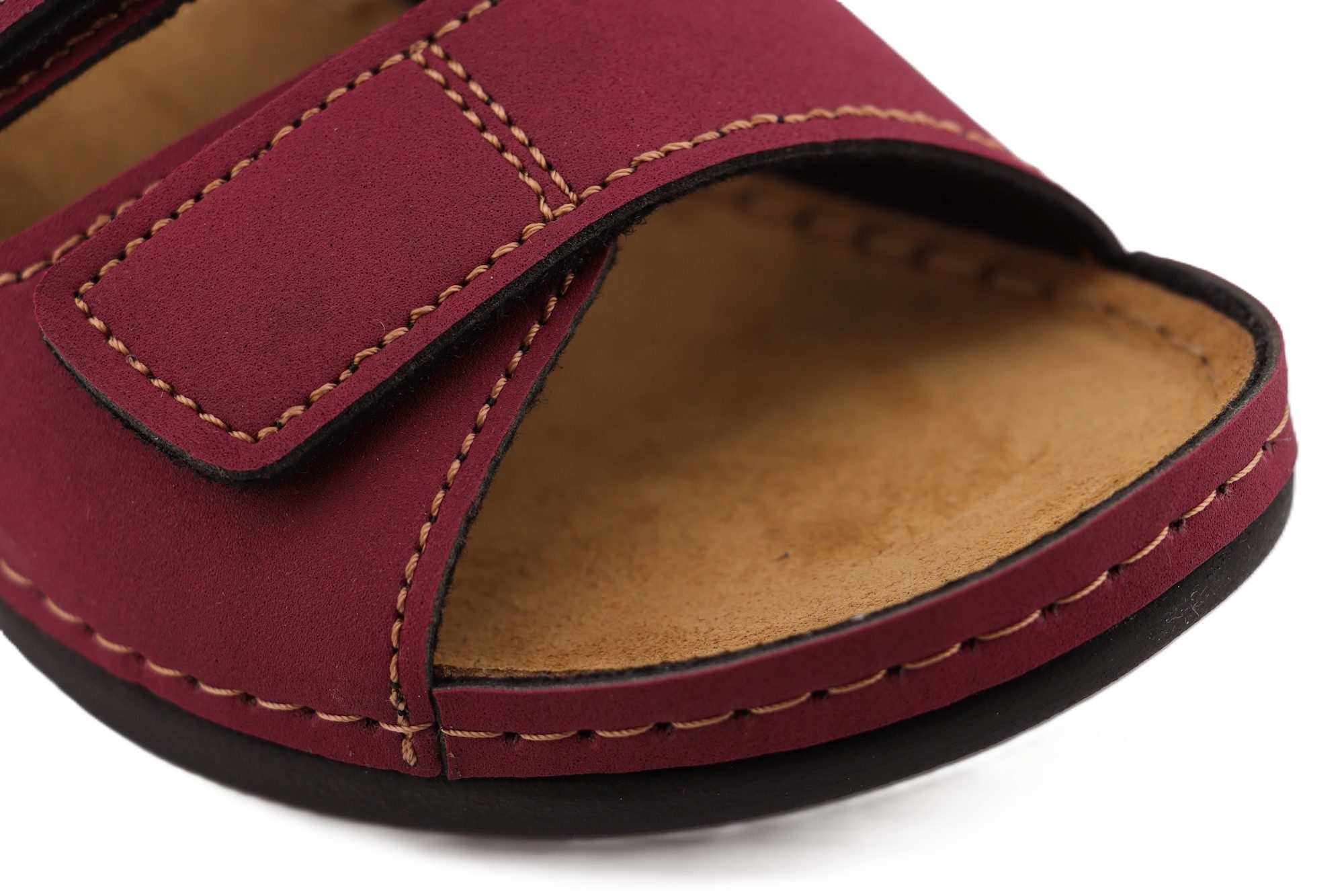 INBLU Klettverschluss Pantolette Hausschuh