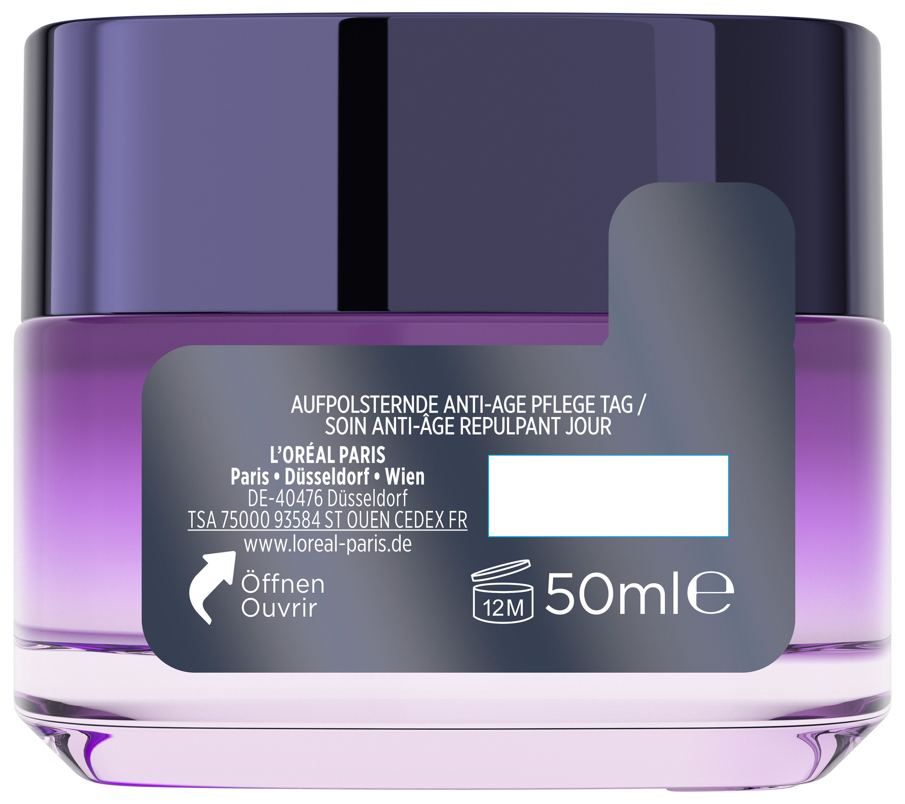 L'ORÉAL PARIS Anti-Aging-Creme REVITALIFT FILLER TAGEPFLEGE, mit hochkonzentrierter Hyaluronsäure