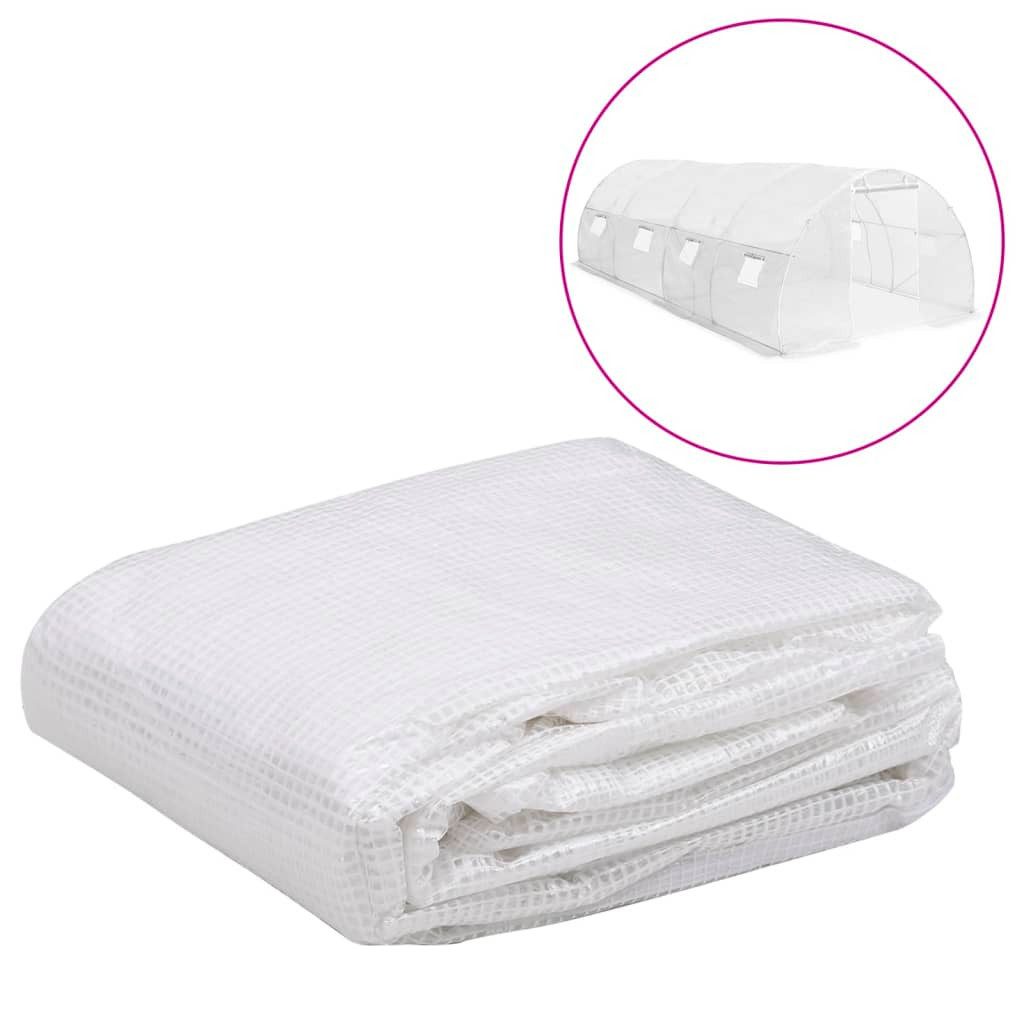 vidaXL Gewächshaus Gewächshaus Ersatz Folie Abdeckung 18 m² 3x6x2 m Transparent