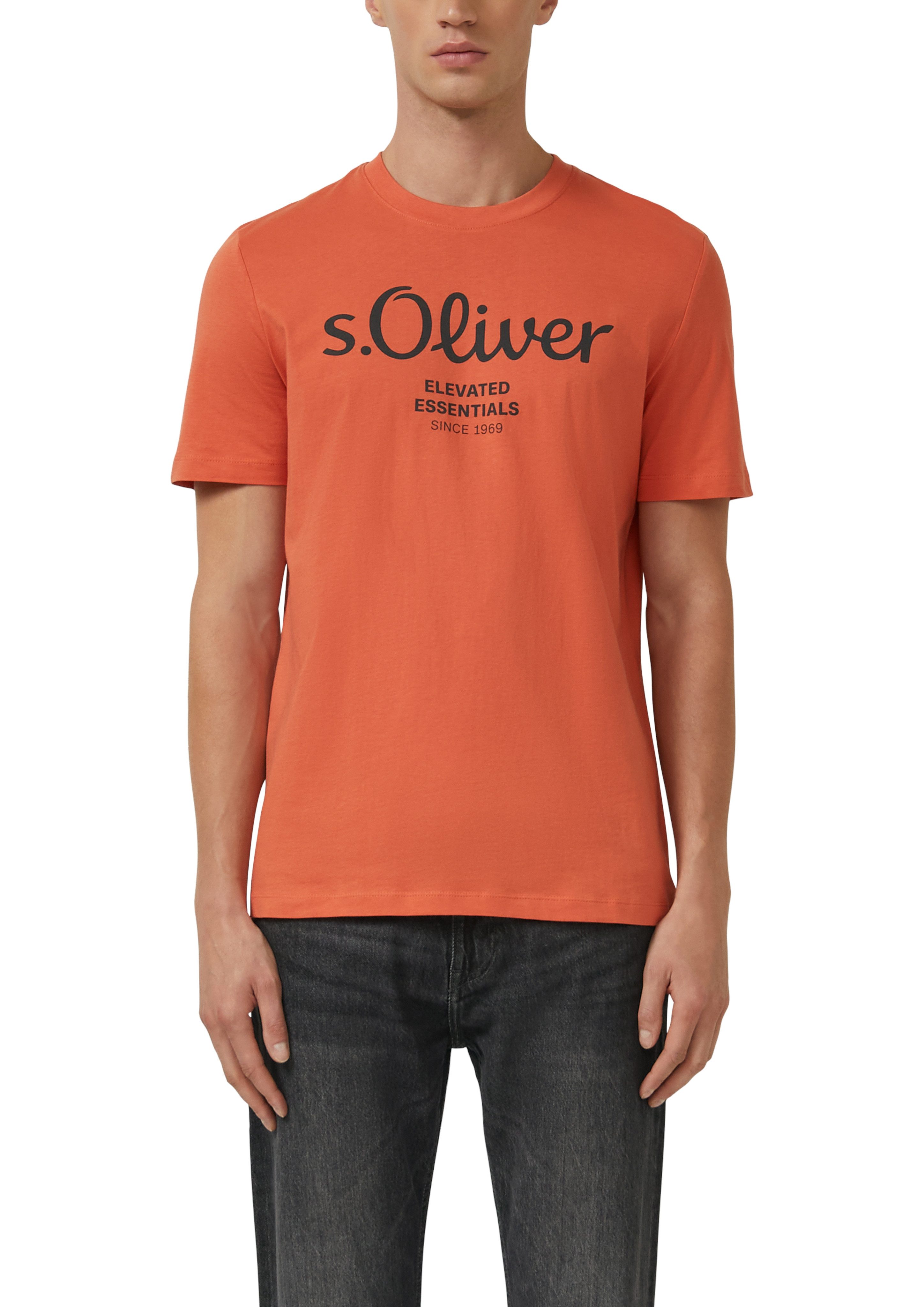 s.Oliver T-Shirt mit Logo-Print günstig online kaufen