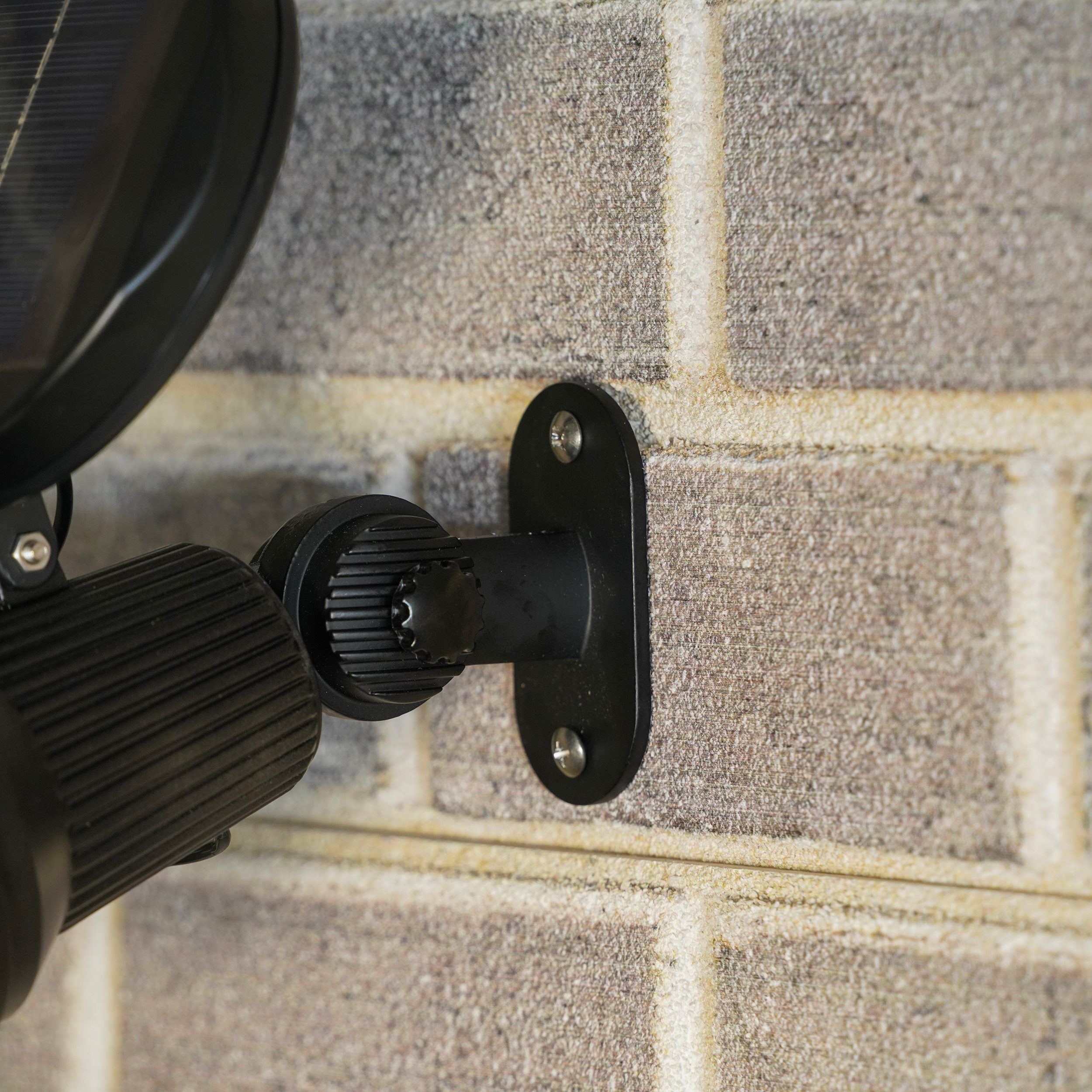 esotec LED Gartenstrahler ALU Solarstrahler Spotlight Wand/Boden 2 Farben warmweiß 102136