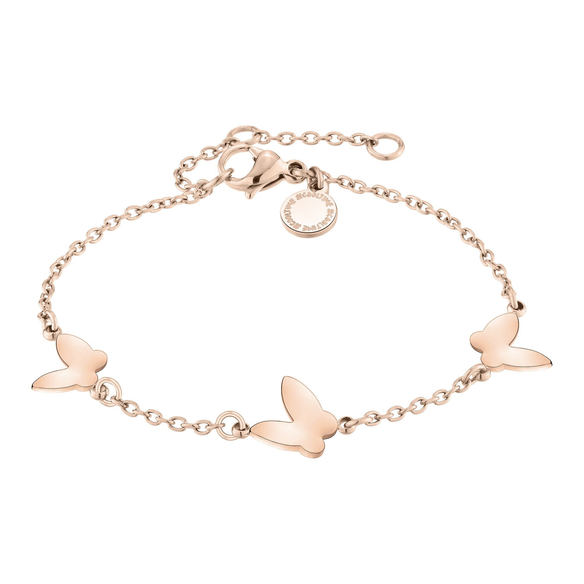 COOL TIME Armband Schmuck Edelstahl Armkette The Cool Butterfly Schmetterling