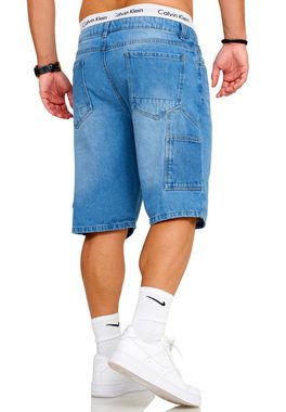 SOULSTAR Jeansshorts S2SAAR Herren Kurze Hose Carpenter Jeans Shorts Bermuda Regular-Fit Workwear