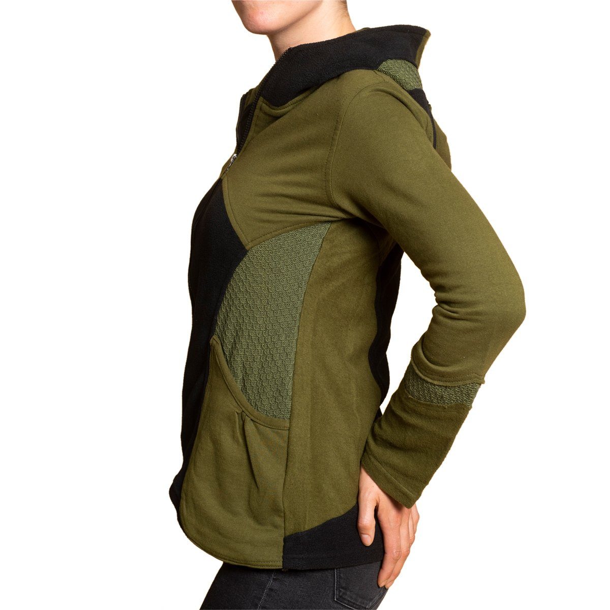 PANASIAM Wolljacke Damen Fleecejacke, leichte Übergangsjacke günstig online kaufen