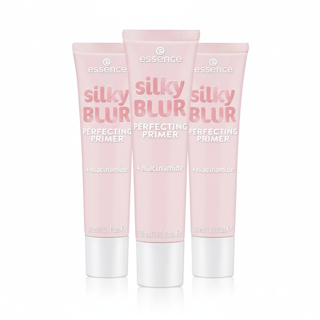 Essence Primer silky BLUR PERFECTING PRIMER, 3-tlg.