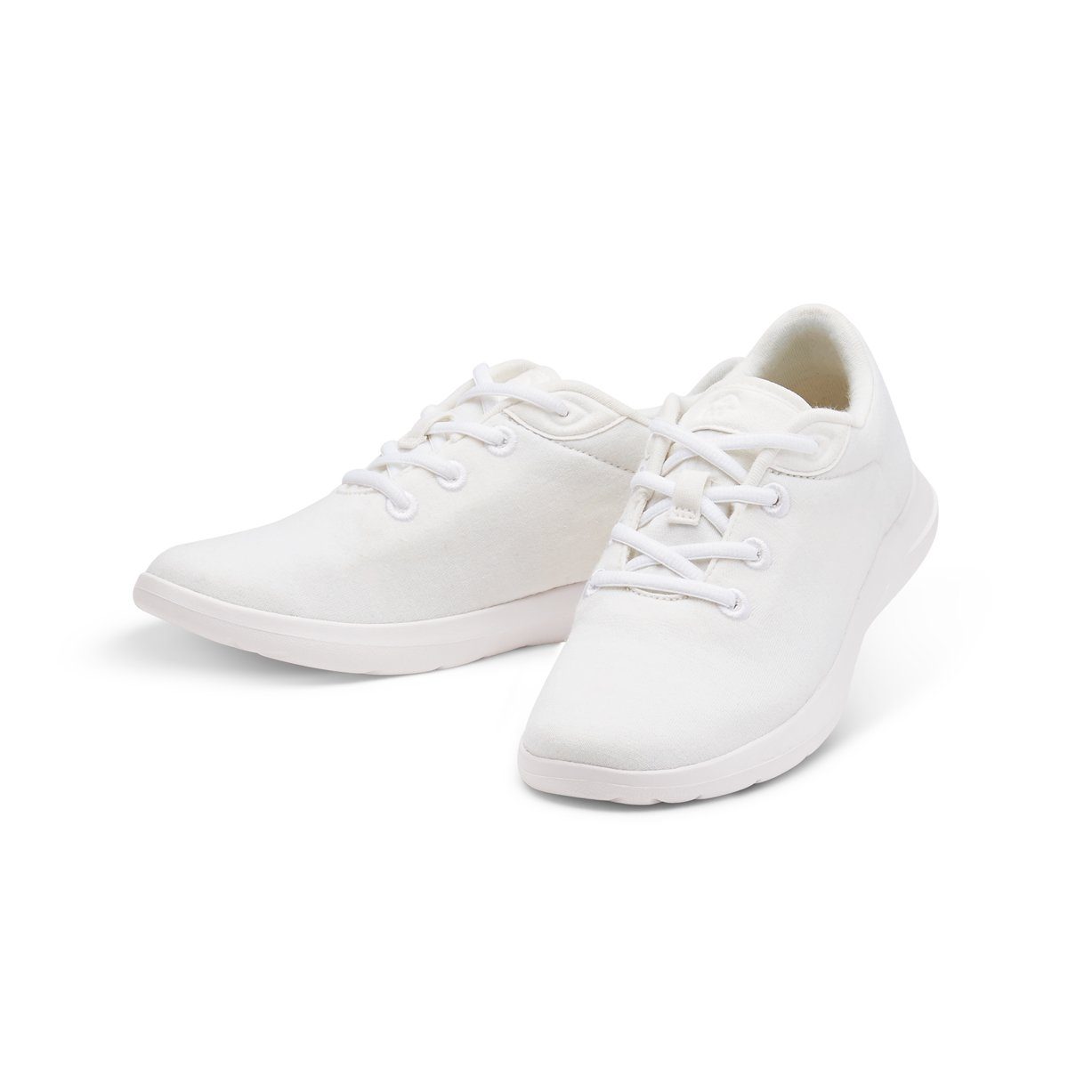 merinos - merinoshoes.de Bequeme Damen Lace- Up, Sportschuhe Sneaker atmungsaktive weiße Schuhe aus weicher Merinowolle