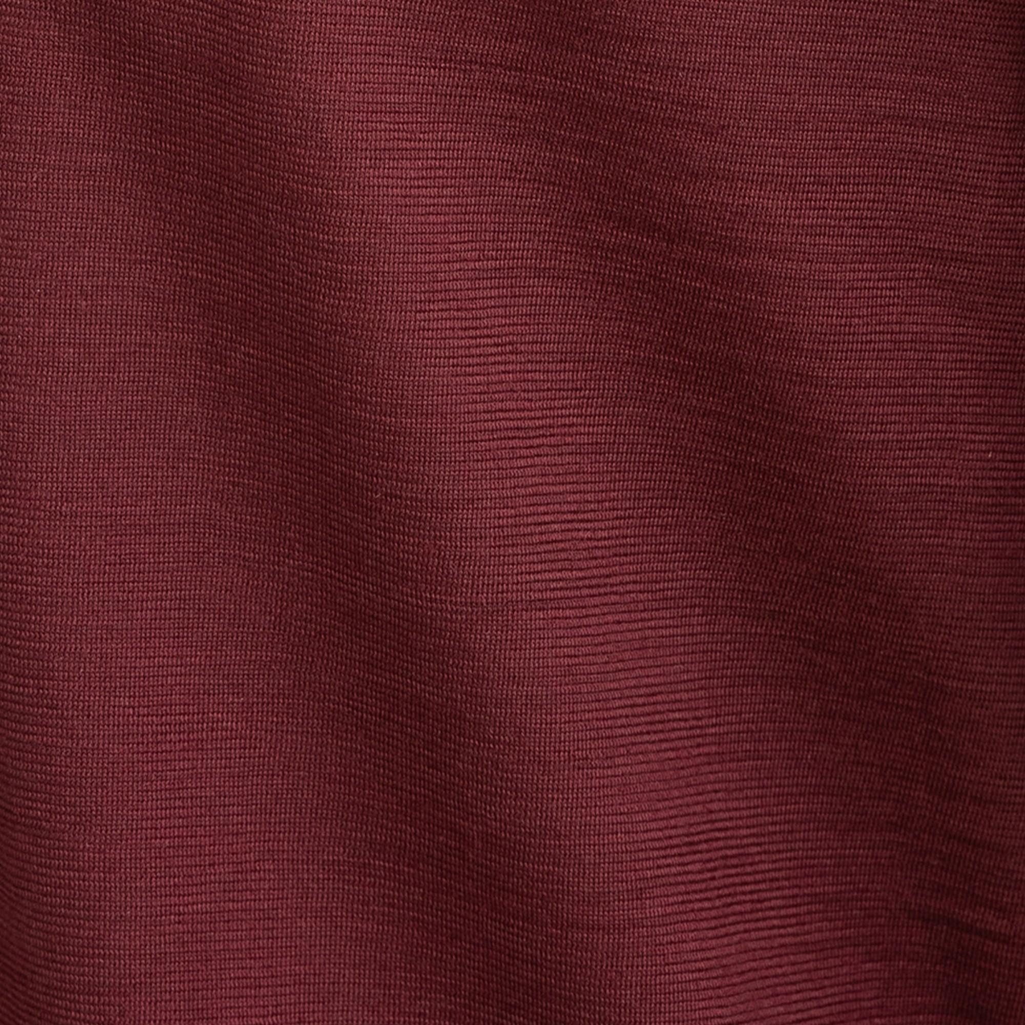 Beanie TOM FYFE Leichte Merino Beanie Unisex Burgundy / S/M