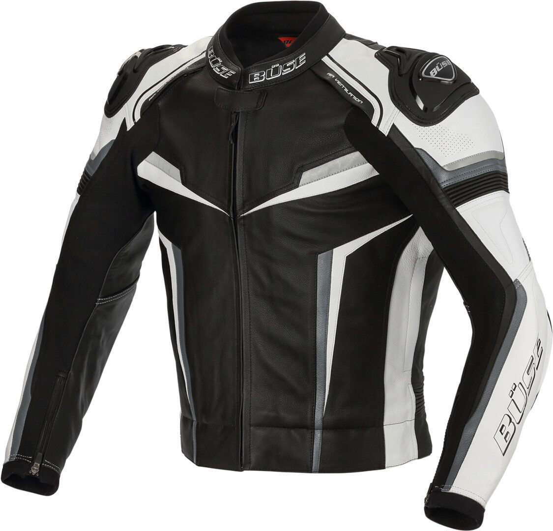 Büse Motorradjacke Mille Motorrad Lederjacke Atmungsaktiv robust reißverschluss