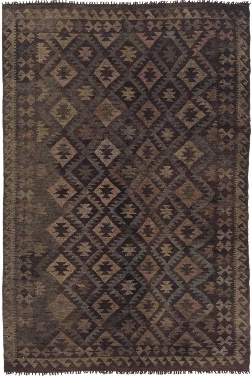 Orientteppich Kelim Afghan Heritage 199x296 Handgewebter Moderner Orientteppich, Nain Trading, rechteckig, Höhe: 3 mm | Kurzflor-Teppiche