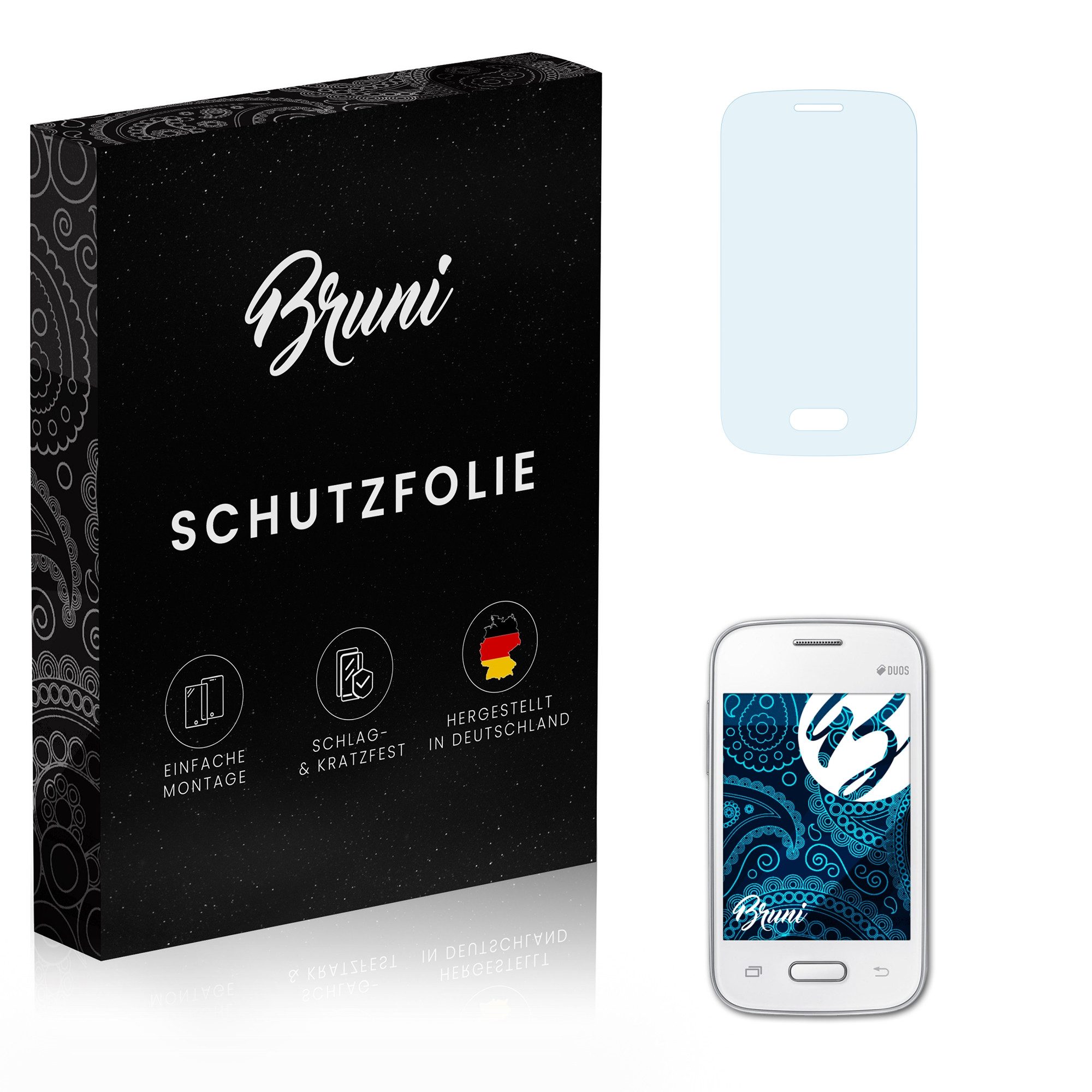 Schutzfolie Glasklare Displayschutzfolie für Galaxy Pocket 2