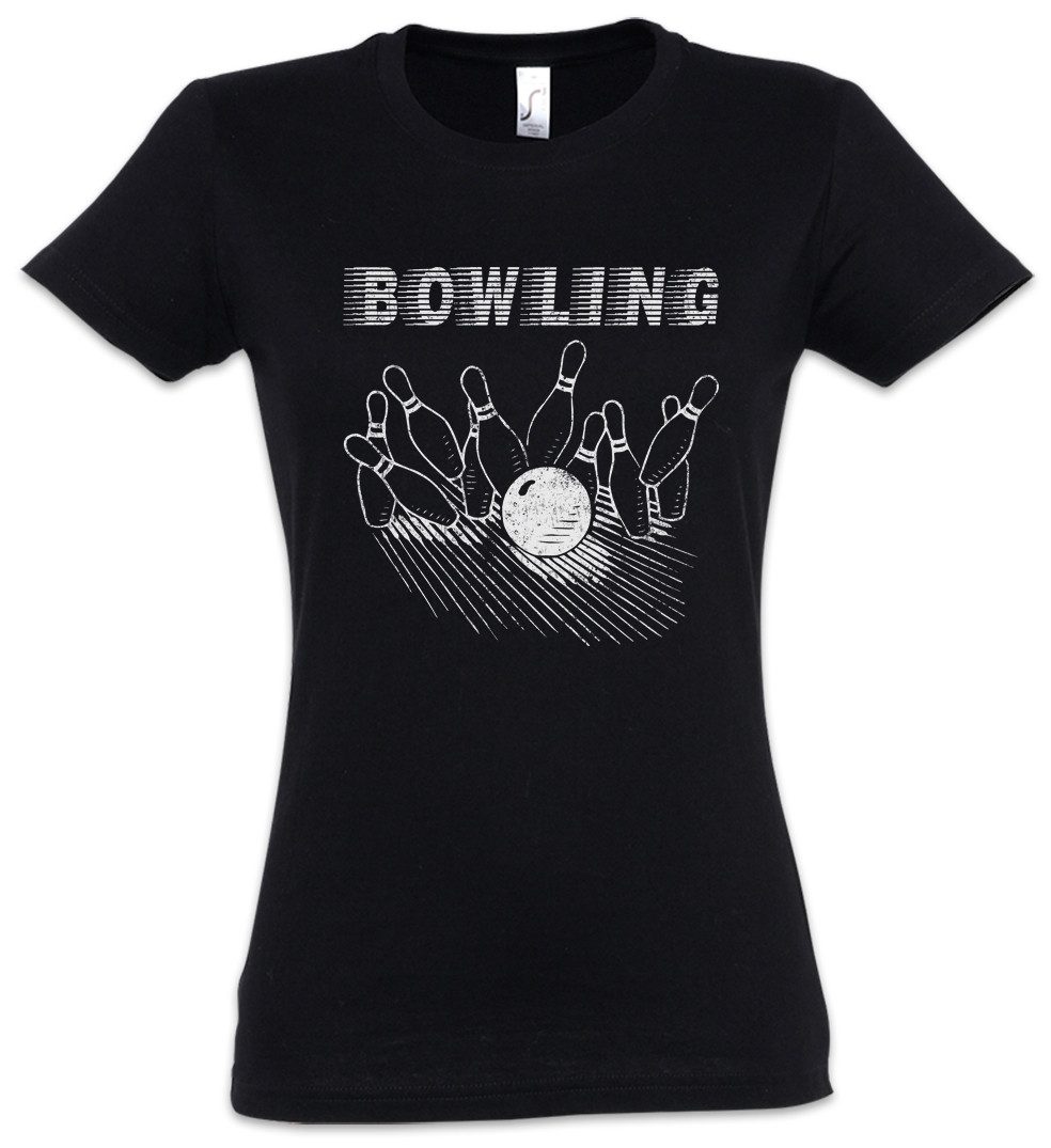 Urban Backwoods Print-Shirt Speed Bowling Damen T-Shirt Wesley Crushers Tea günstig online kaufen