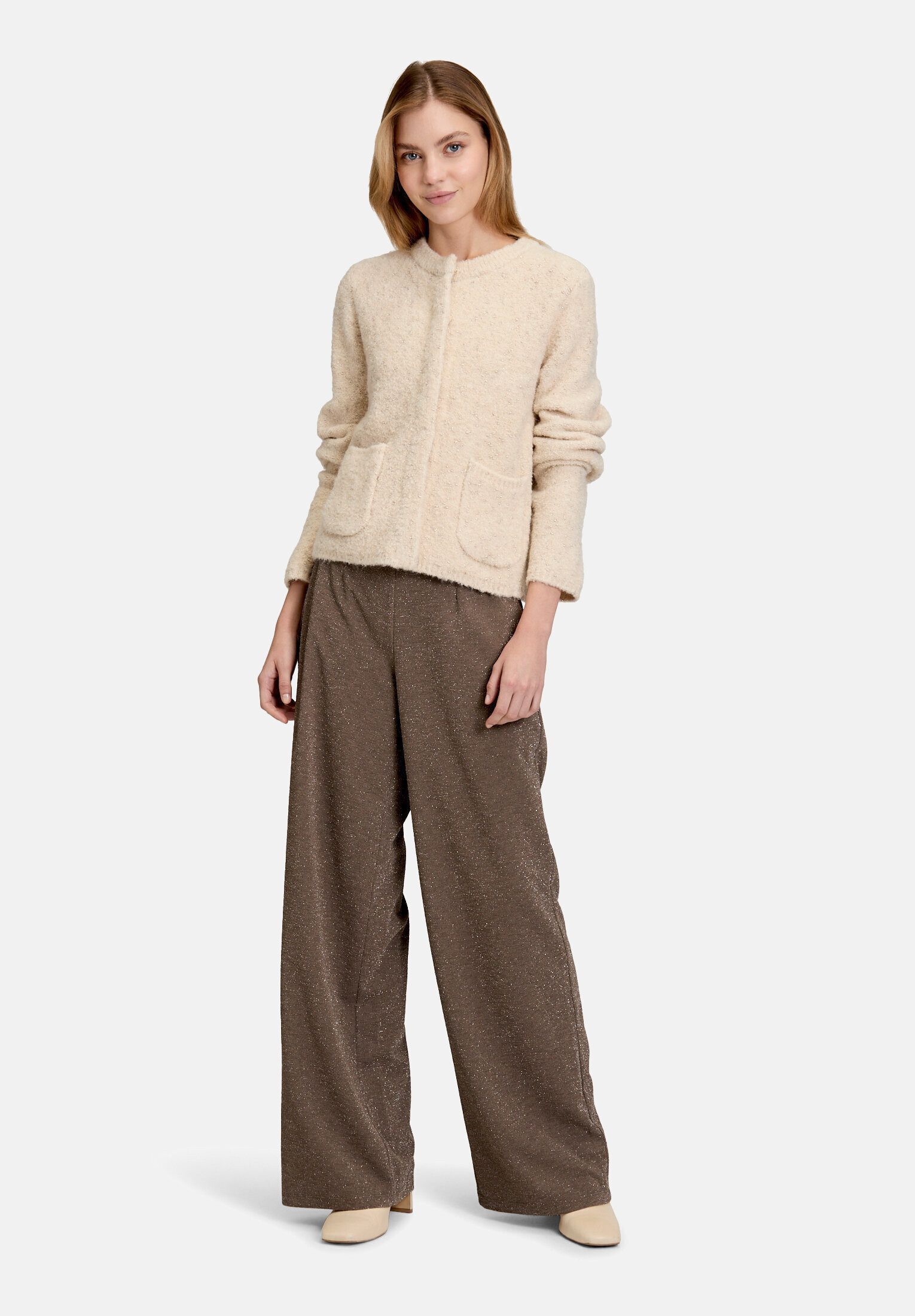 Betty Barclay Strickjacke Damen mit Lurexfaden (1-tlg)