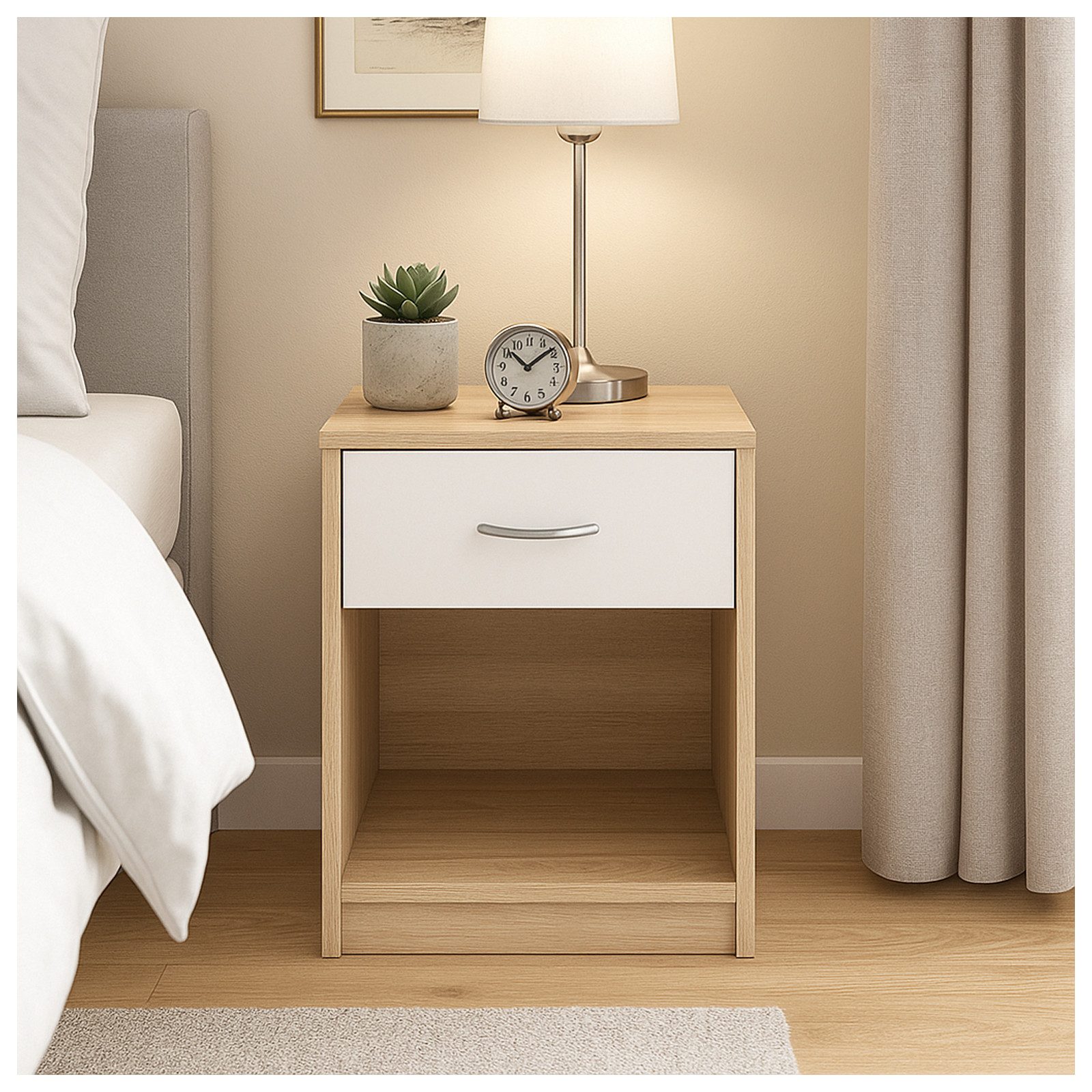 HTI-Living Nachtschrank Nachtschrank mit 1 Schublade 2er-Set (Set, 2-St., 2 günstig online kaufen