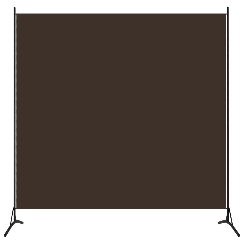 vidaXL Raumteiler aus Stoff in Braun, BxH: 175x180 cm