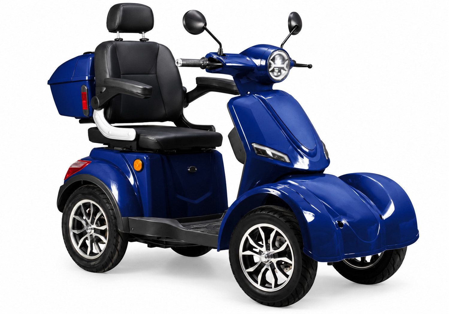 Homeline Elektromobil Elektromobil Seniorenmobil 25km/h 1000W 50km Reichweite Blei-Gel Blau
