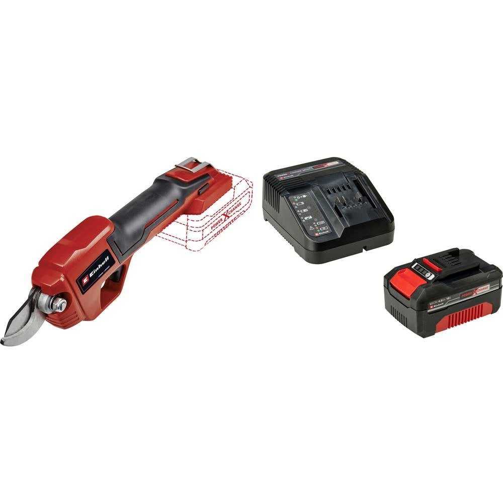 Einhell Astschere Set bestehend aus Akku-Astschere GE-LS 18 Li - Solo und Power, inkl. Akku, inkl. Ladegerät, Akkubetrieb