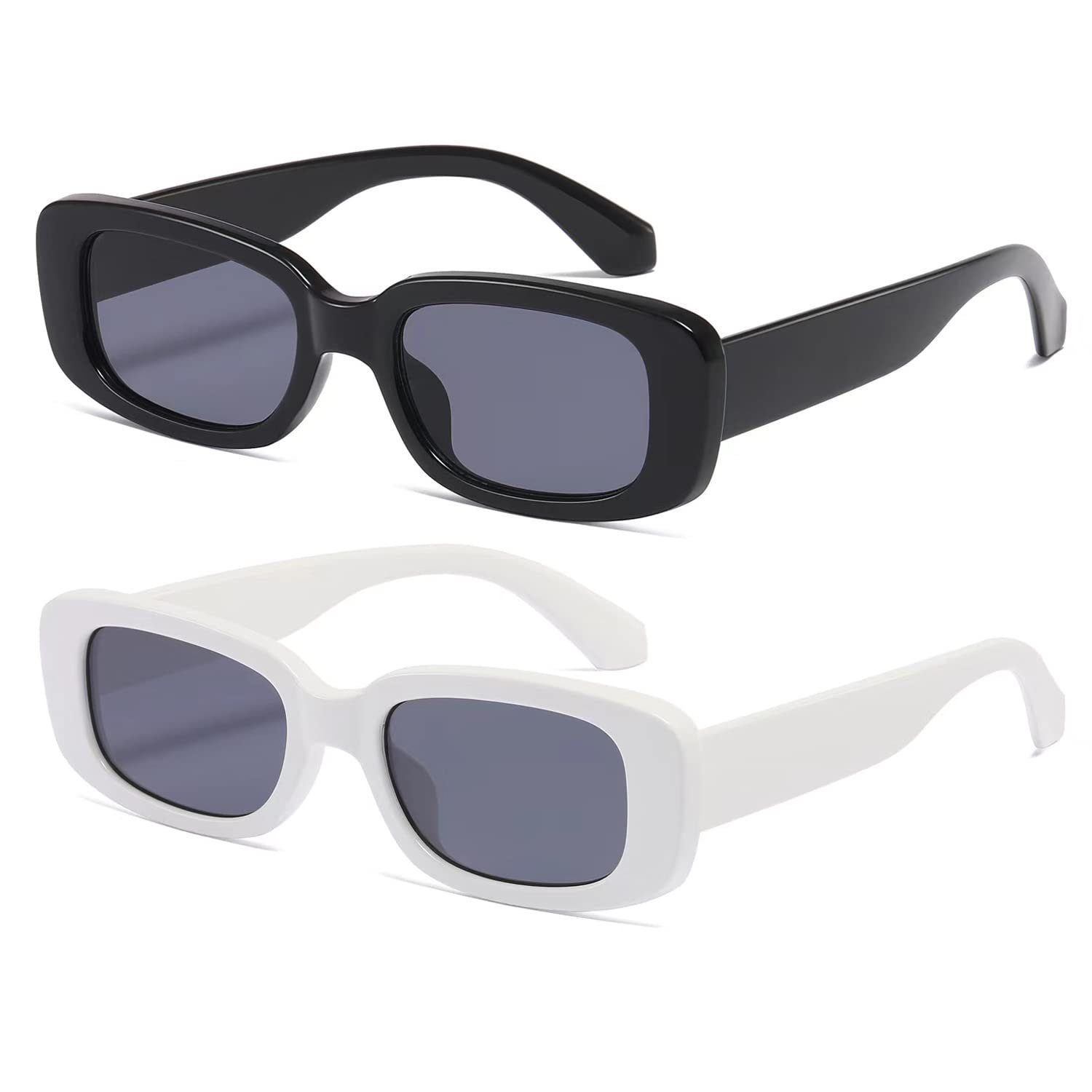 Gold Crest Sonnenbrille Rechteckig Sonnenbrillen für Damen Herren UV 400 Schutz Mode Brille (1-St)