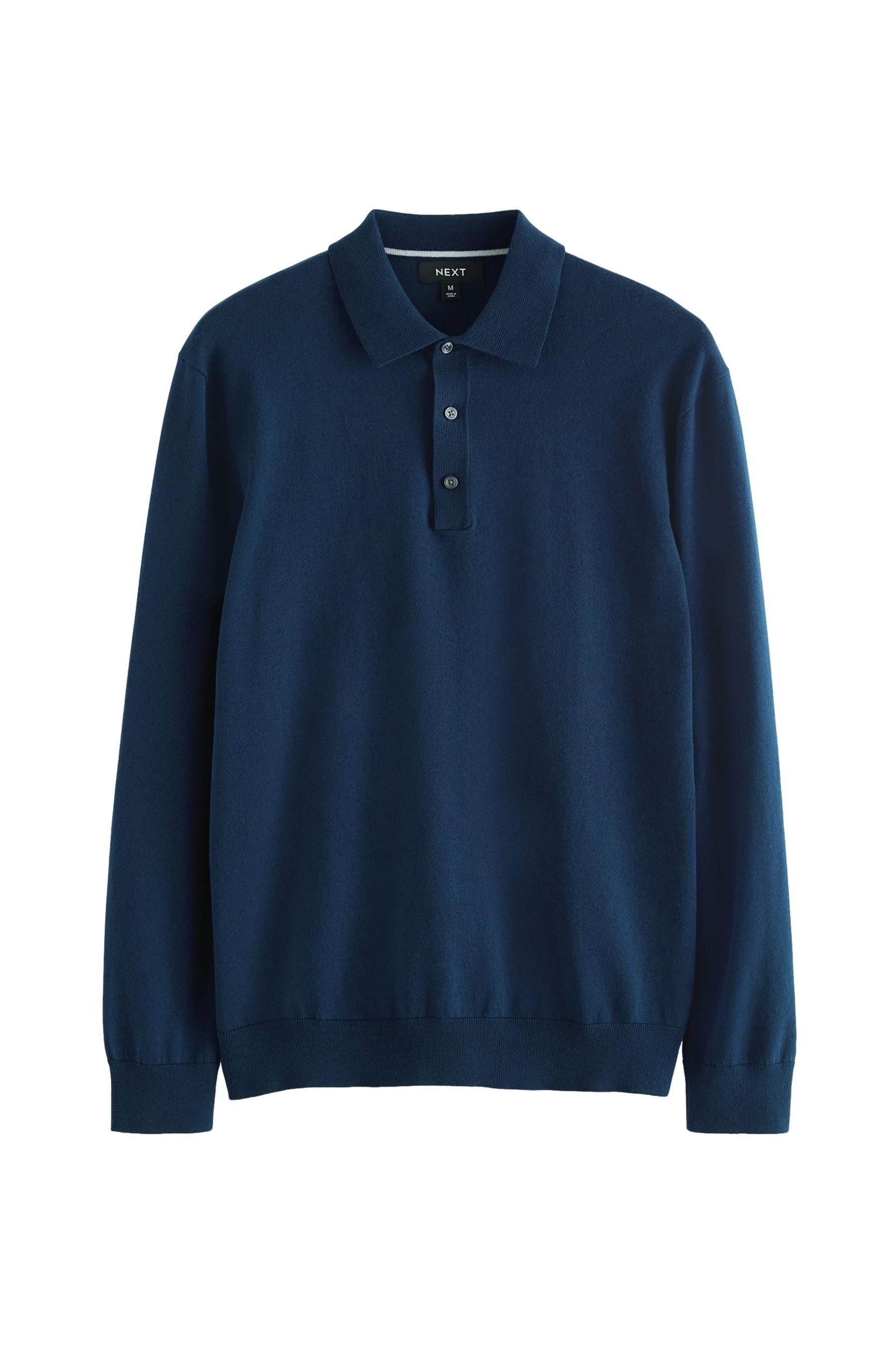 Next Langarm-Poloshirt Langärmeliges Regular Fit Poloshirt günstig online kaufen
