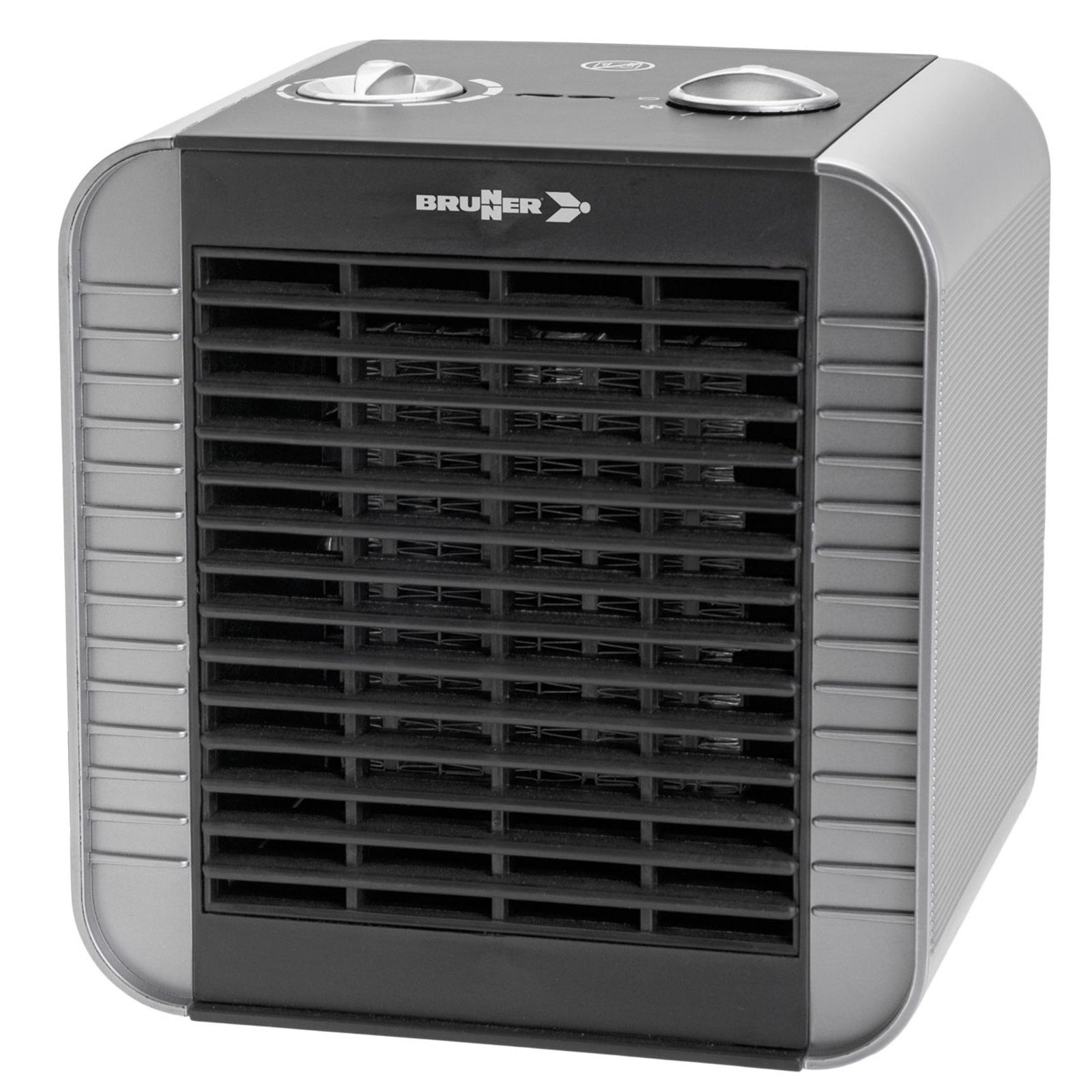 BRUNNER Heizlüfter Heizlüfter Keramik Calensa Thermostat, Camping Energiesparend Leise 1500W