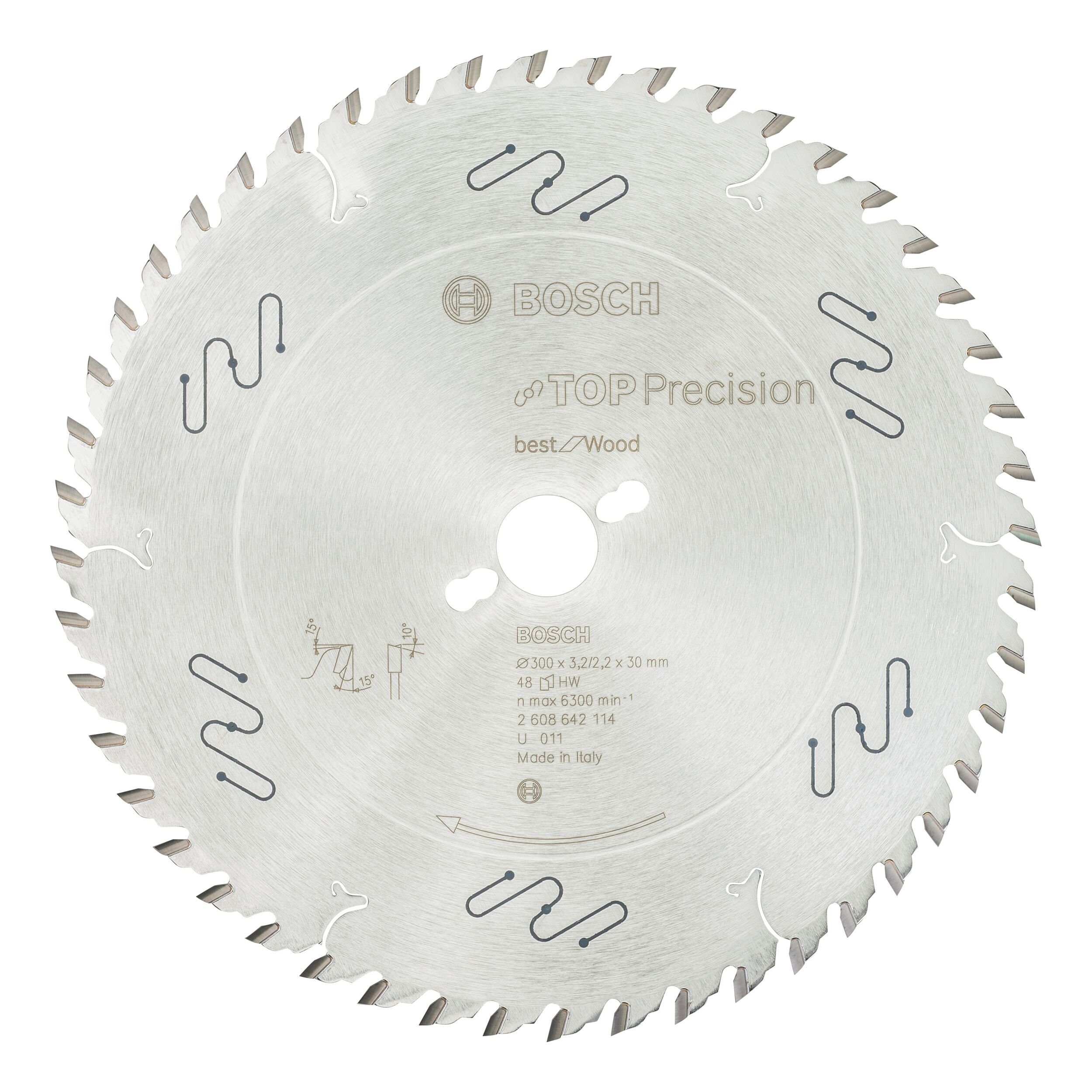Best Precision mm Top BOSCH x - Wood Kreissägeblatt, x for 48Z 3,2 30 300