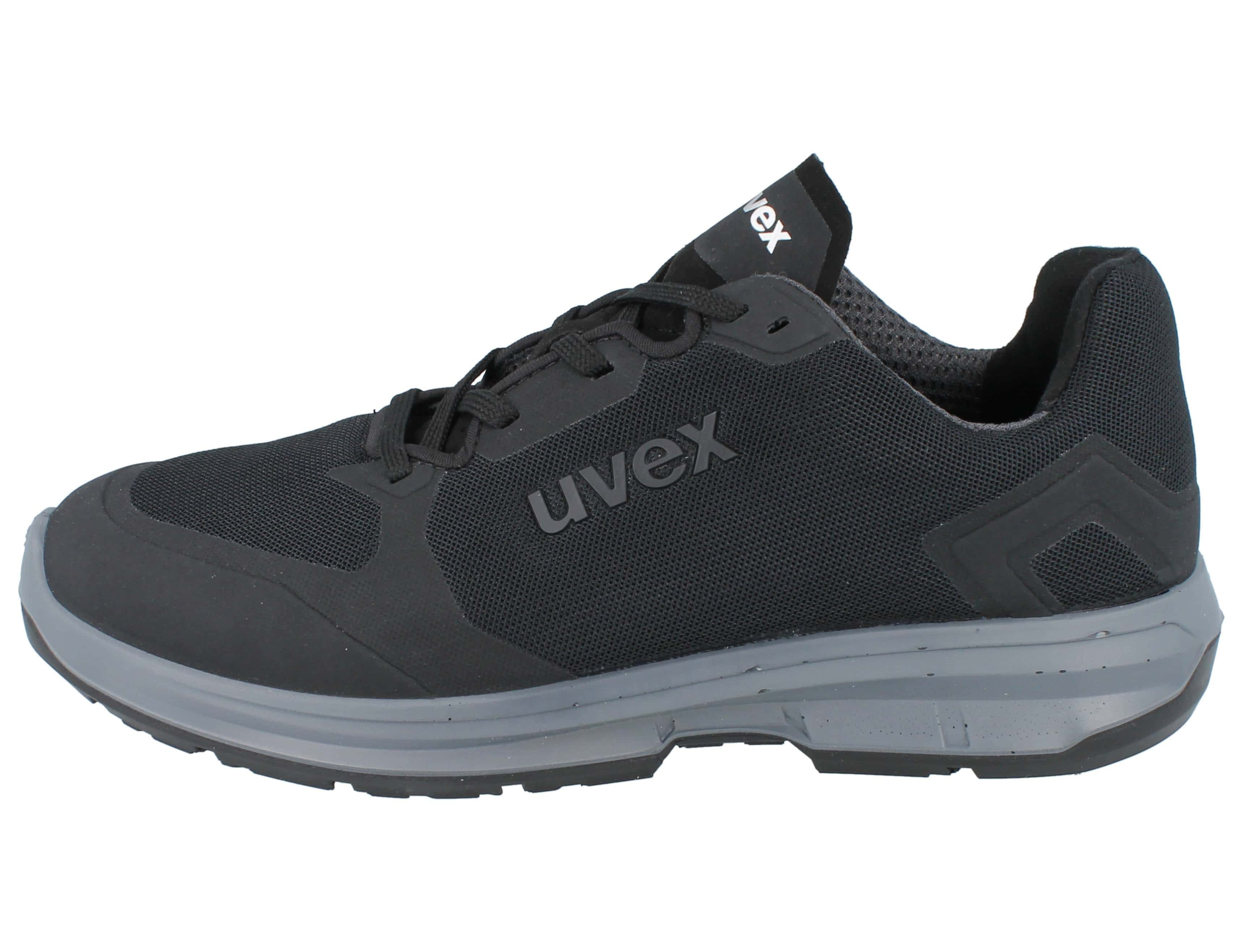 Uvex UVEX 1 sport NC Damen Herren Berufsschuhe schwarz - Größe: 45 Schnürschuh Wechselfußbett