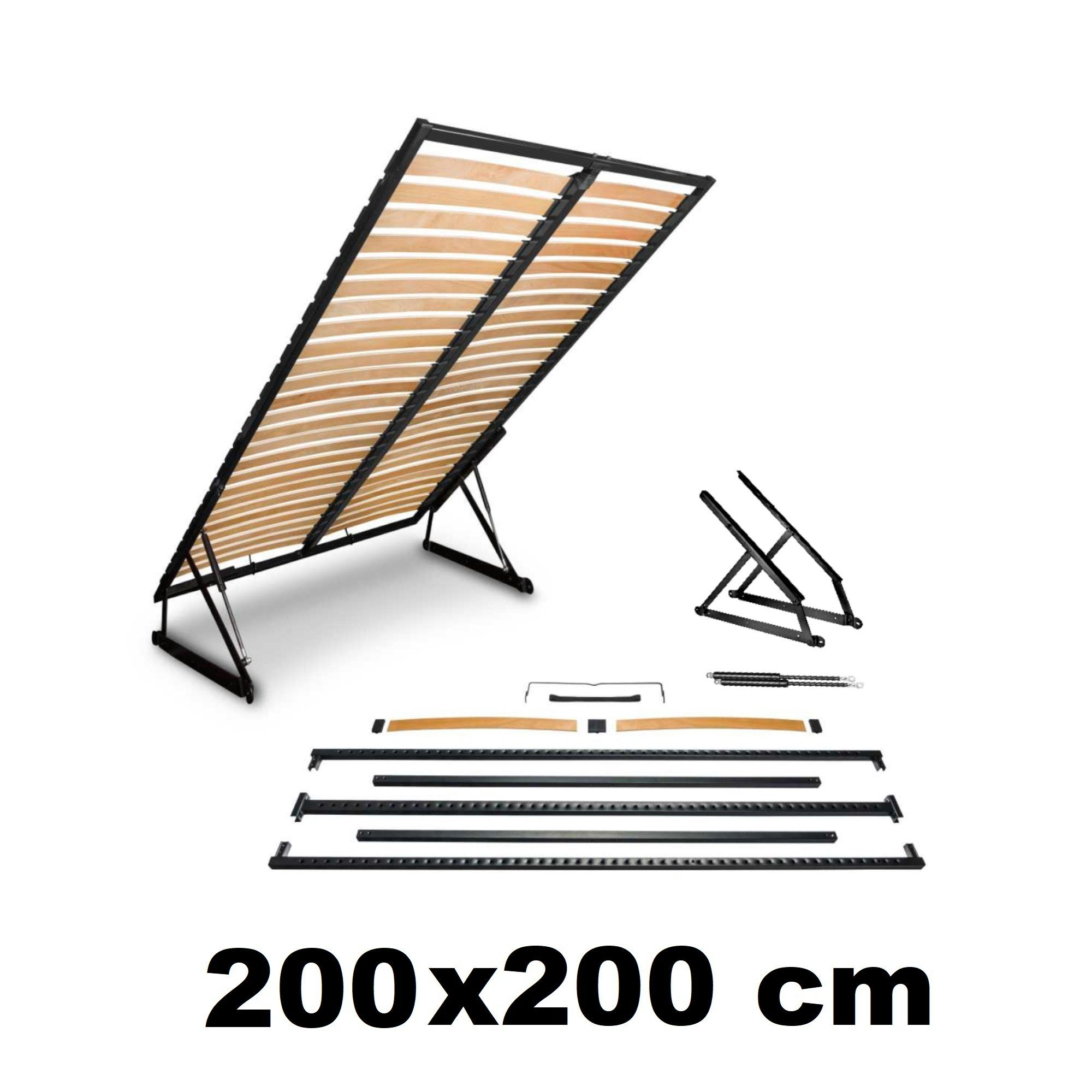 Lattenrost Lattenrost Hebemechanismus Bett Lattenrahmen klappbar Bettkasten, Prima-Online