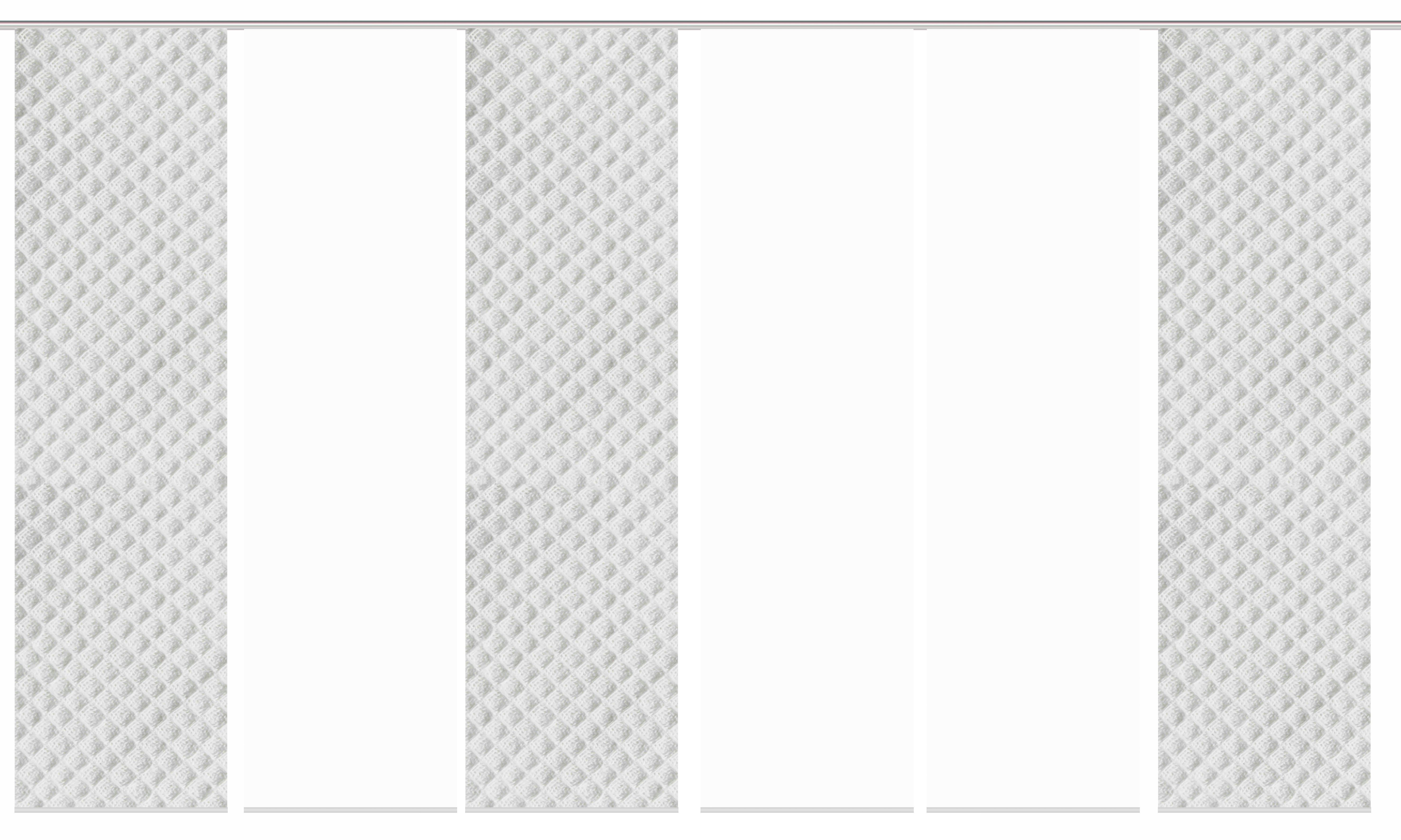 HOME WOHNIDEEN Schiebegardine MARPENT 6er SET (6 St), Paneelwagen, blickdicht, Schiebevorhang Digidruck 6er Set MARPENT