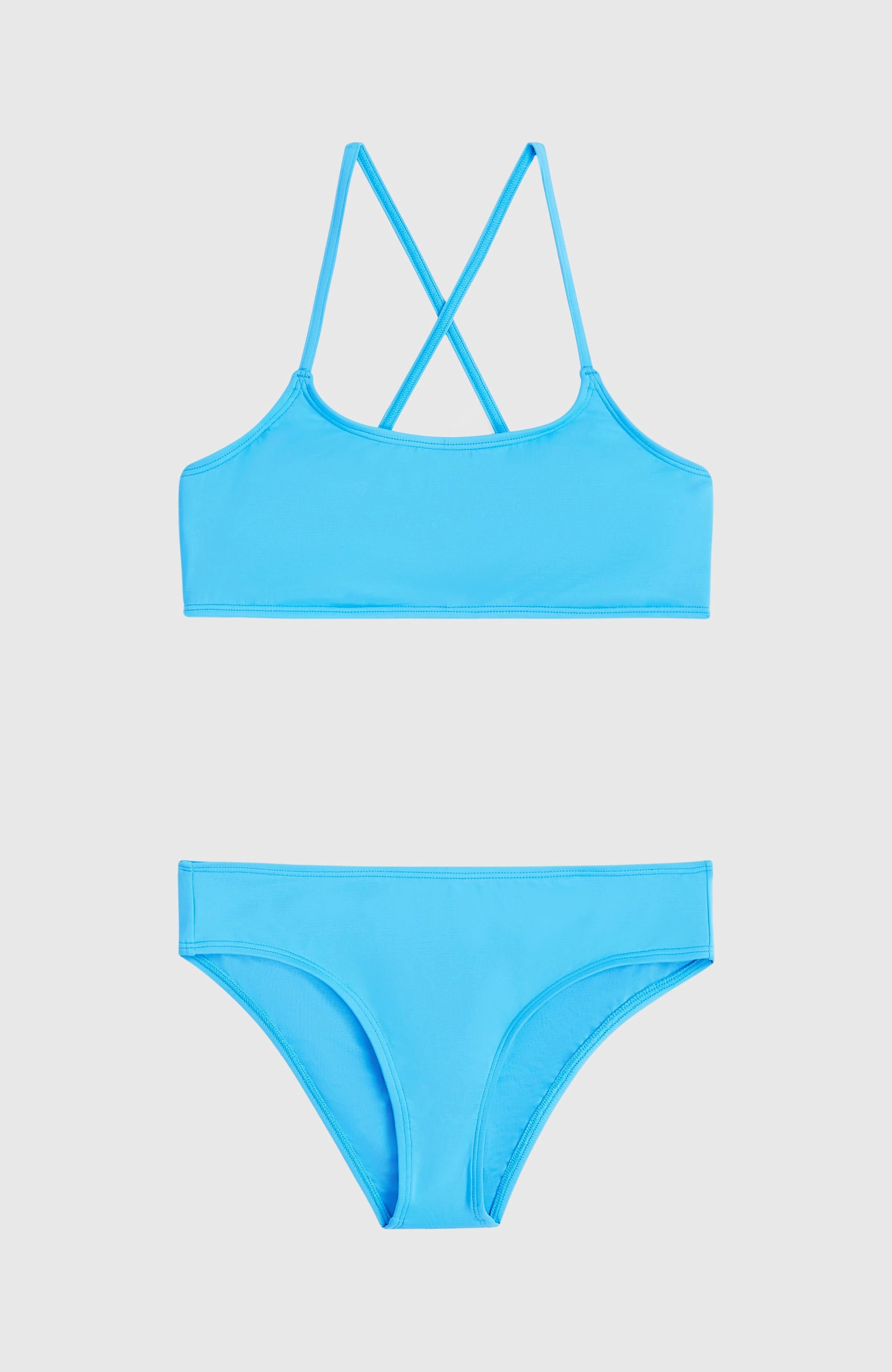 O'Neill Bandeau-Bikini ESSENTIALS BRALETTE BIKINI SET (2-St) 2-teiliges Bikini-Set, mit festen Trägern, gut abdeckendes Höschen