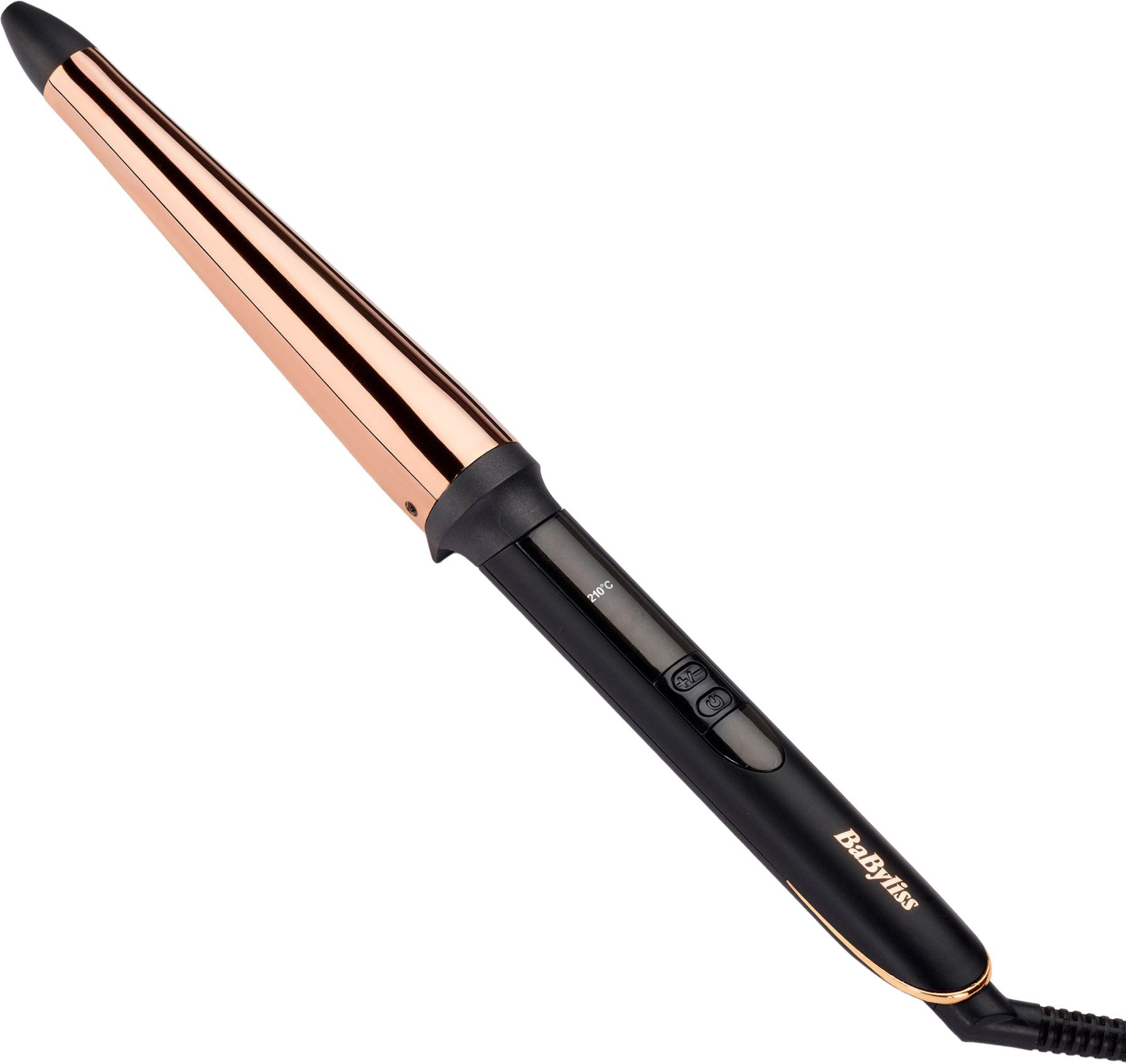 BaByliss Lockenstyler BaByliss Titanium Brilliance Conical Lockenstab, konisch, C458E, 19-32mm Durchmesser, Titan-Beschichtung, 6 Temperaturstufen bis 210 °C
